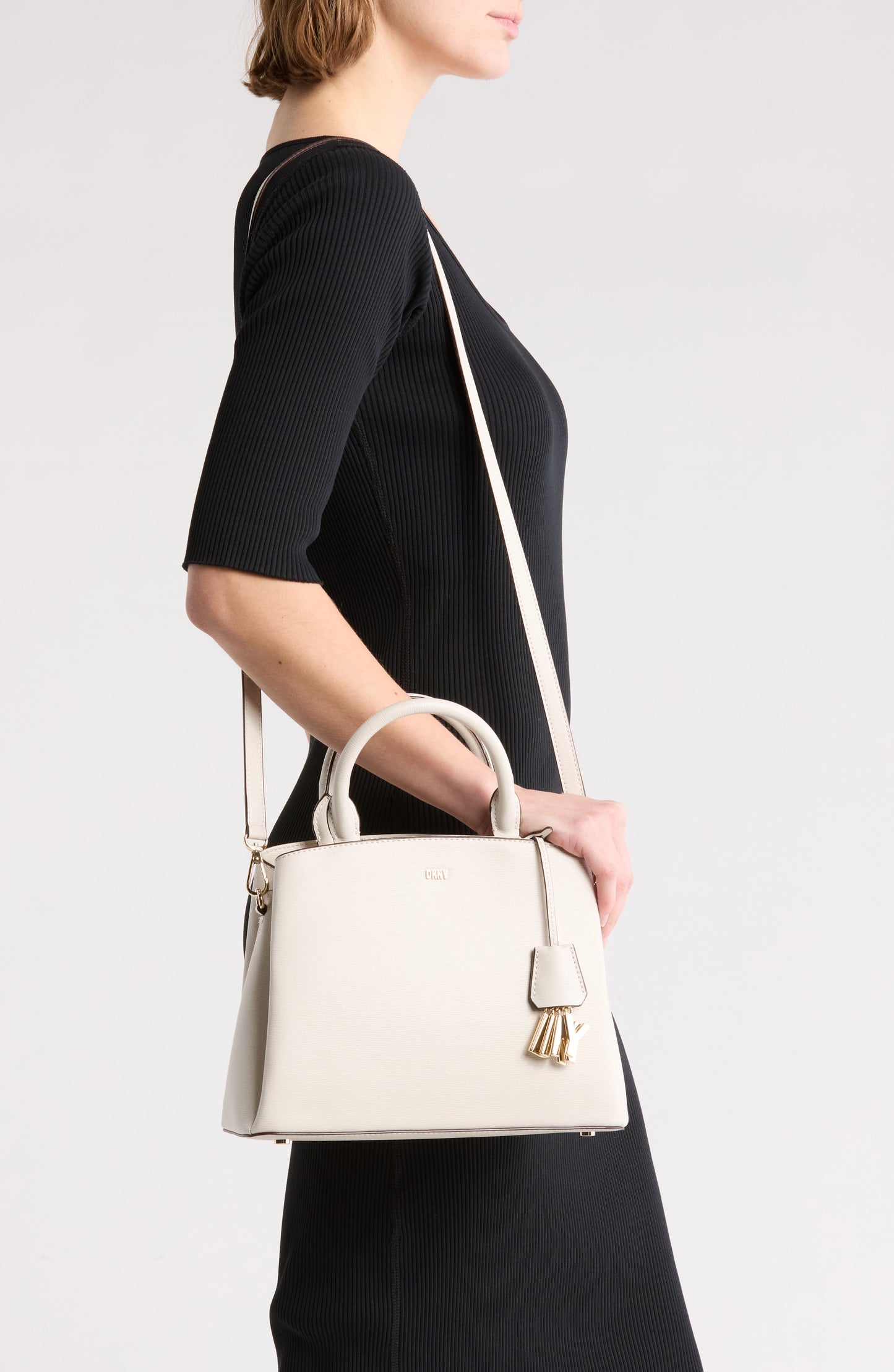 Paige Medium Satchel (Pebble)