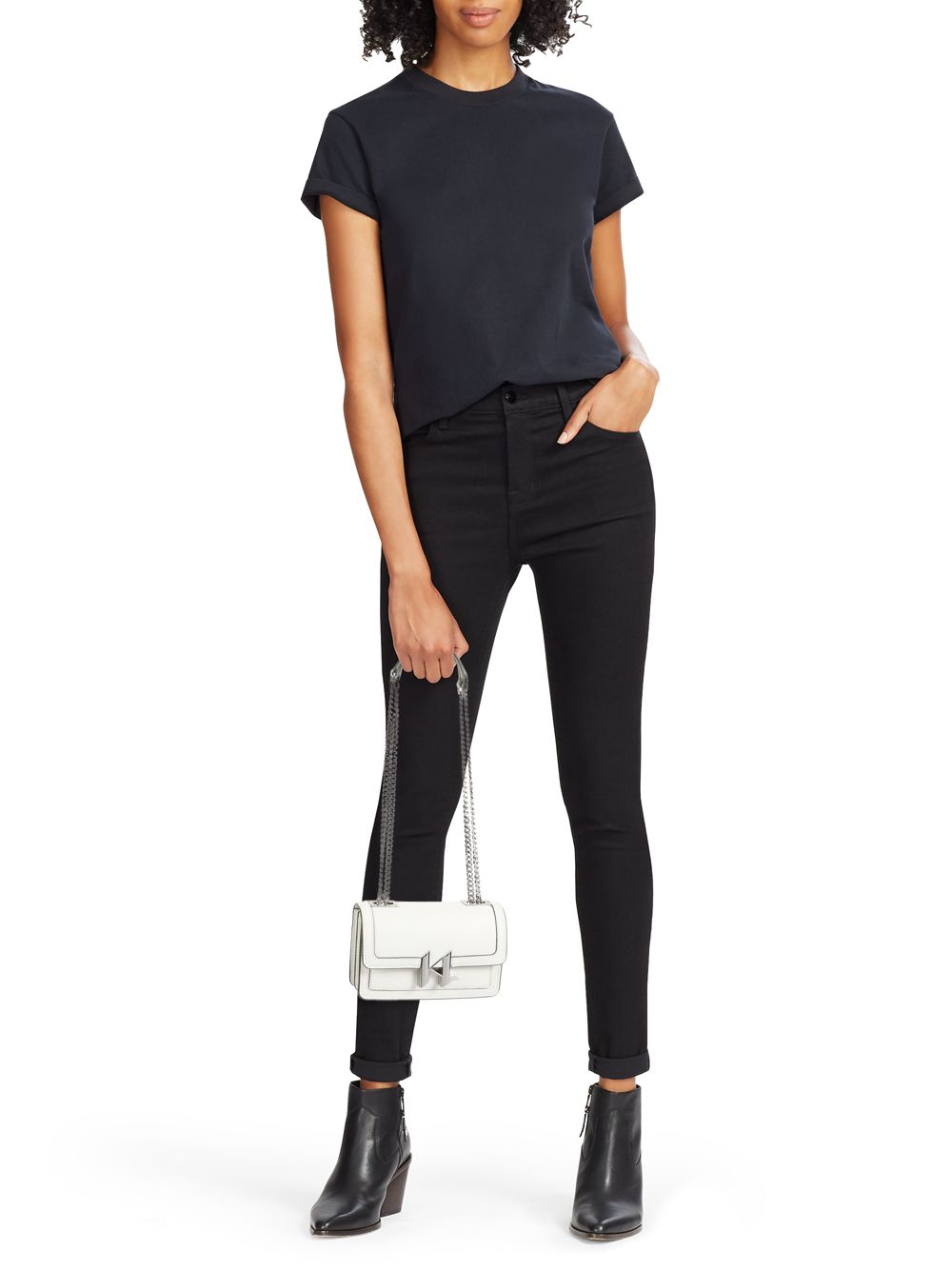 Corinne Small Crossbody Bag (Winter White)