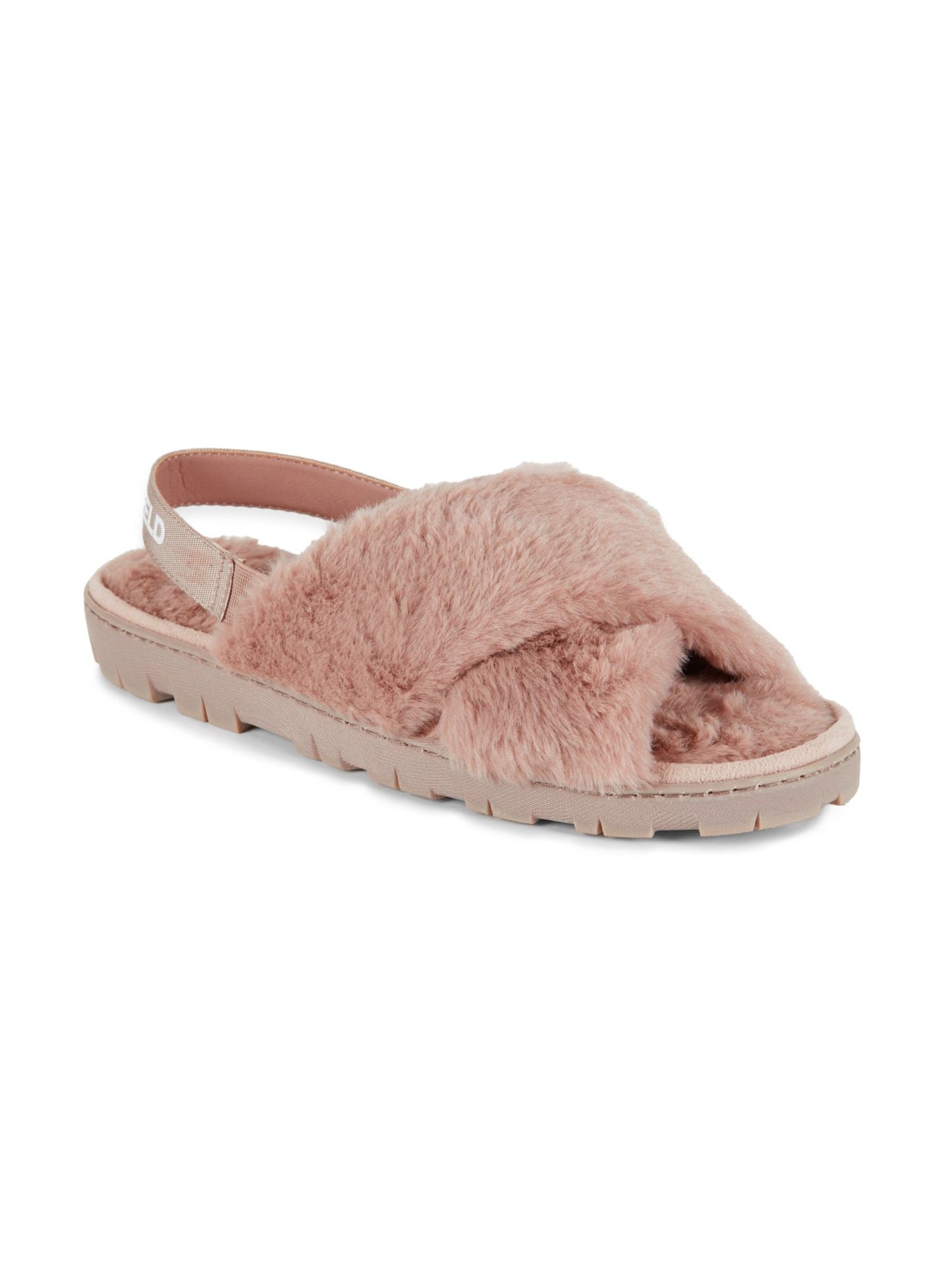 Jessica Fur Slippers (Mauve)