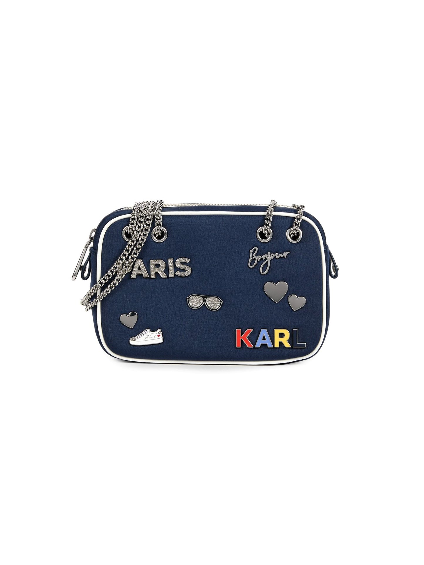 Meurice Graphic Shoulder Bag (Navy)