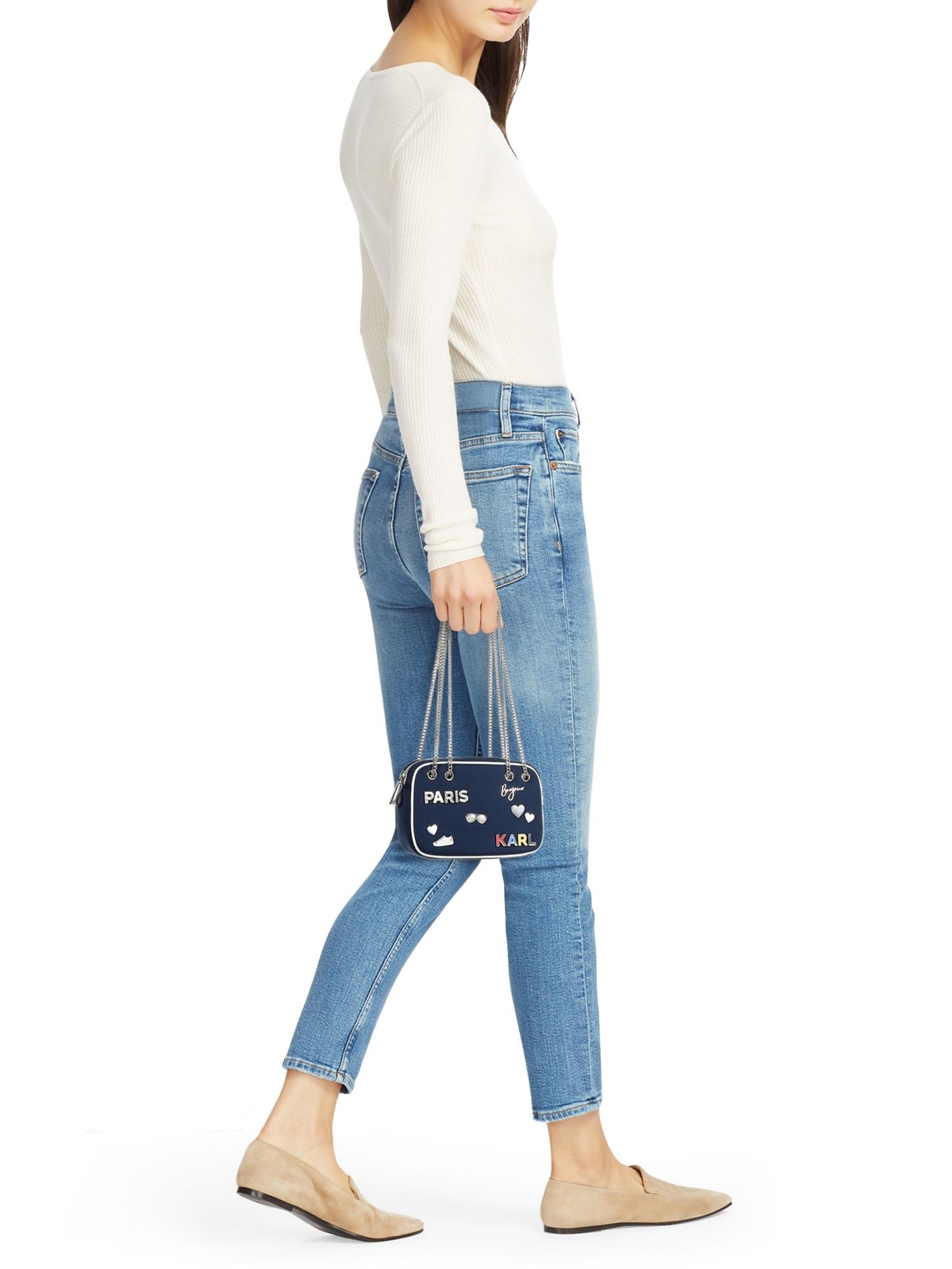 Meurice Graphic Shoulder Bag (Navy)