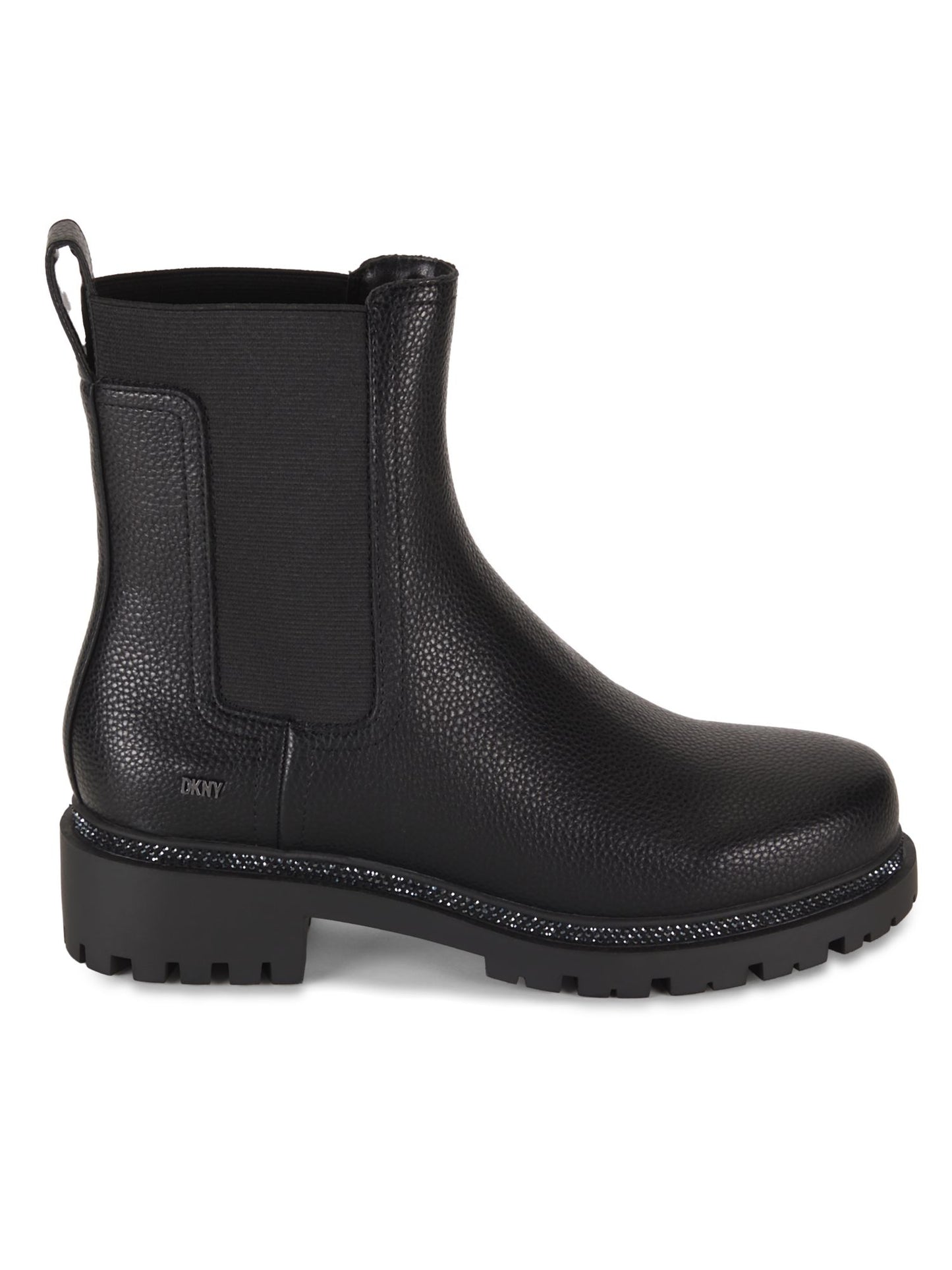 Rick Pebbled Chelsea Boots (Black)