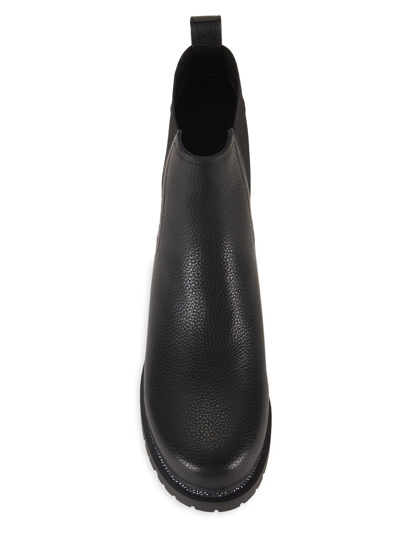Rick Pebbled Chelsea Boots (Black)