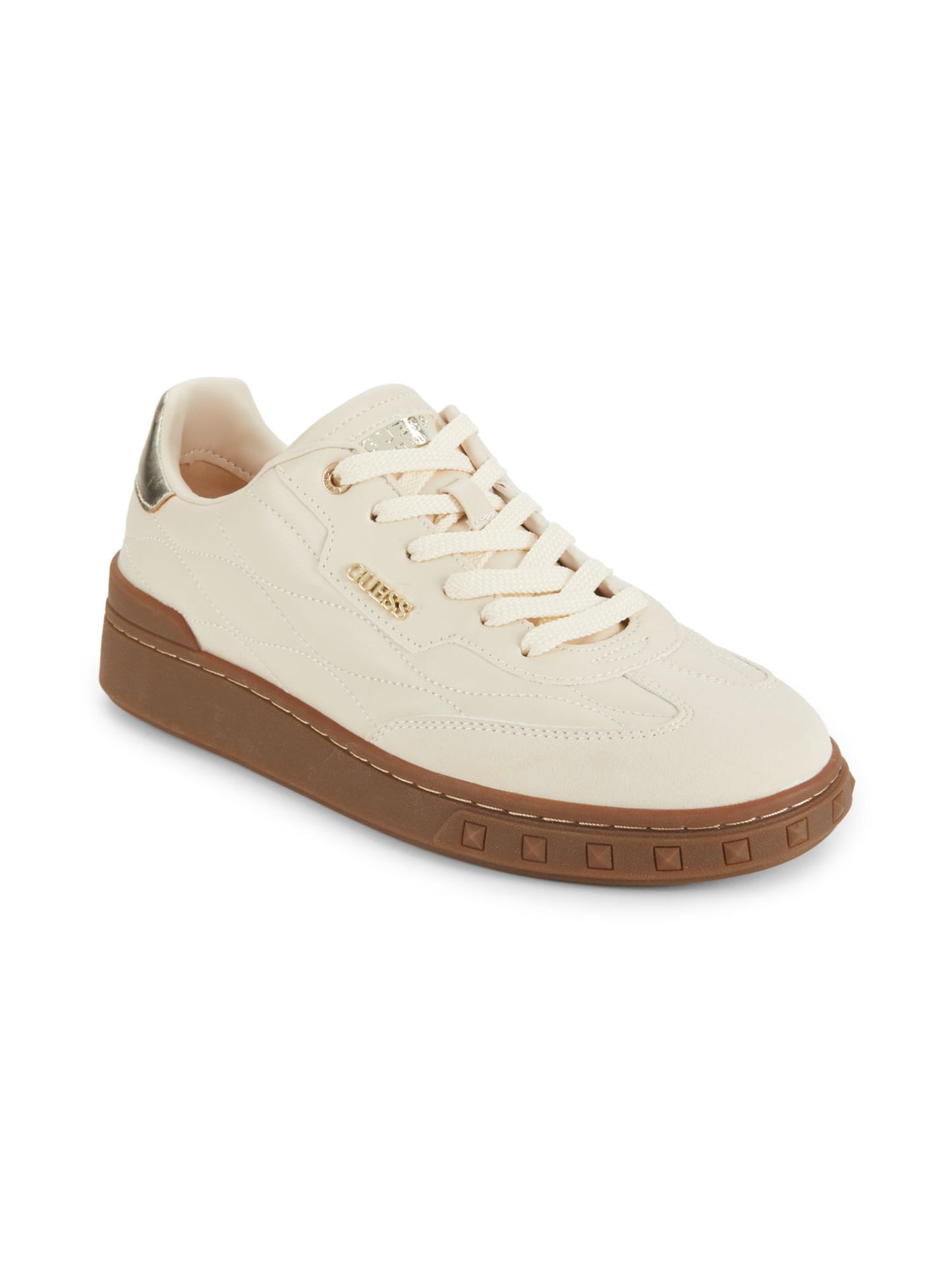 Quilt Logo Sneakers (Natural)