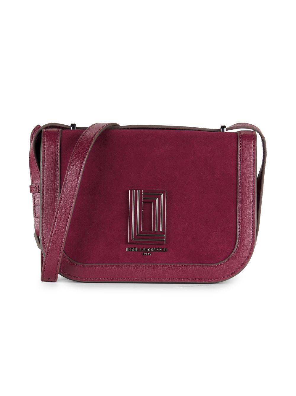 Simone Leather Crossbody (Wine)
