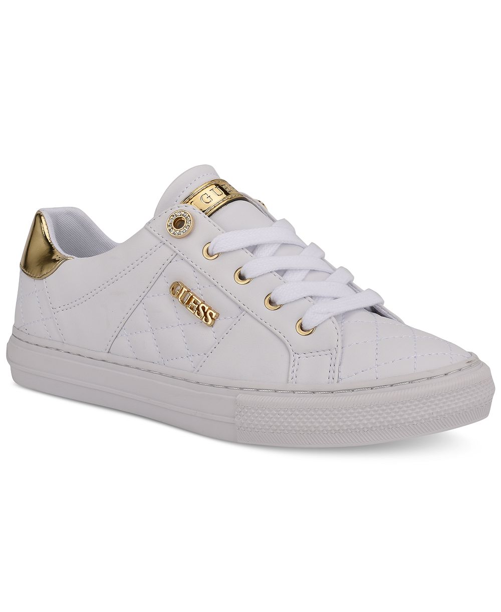 Loven Lace-Up Sneakers (White)