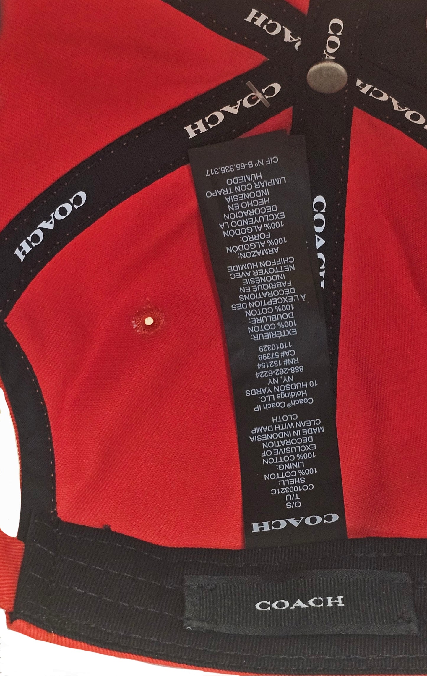 Embroidered Baseball Hat (Red)