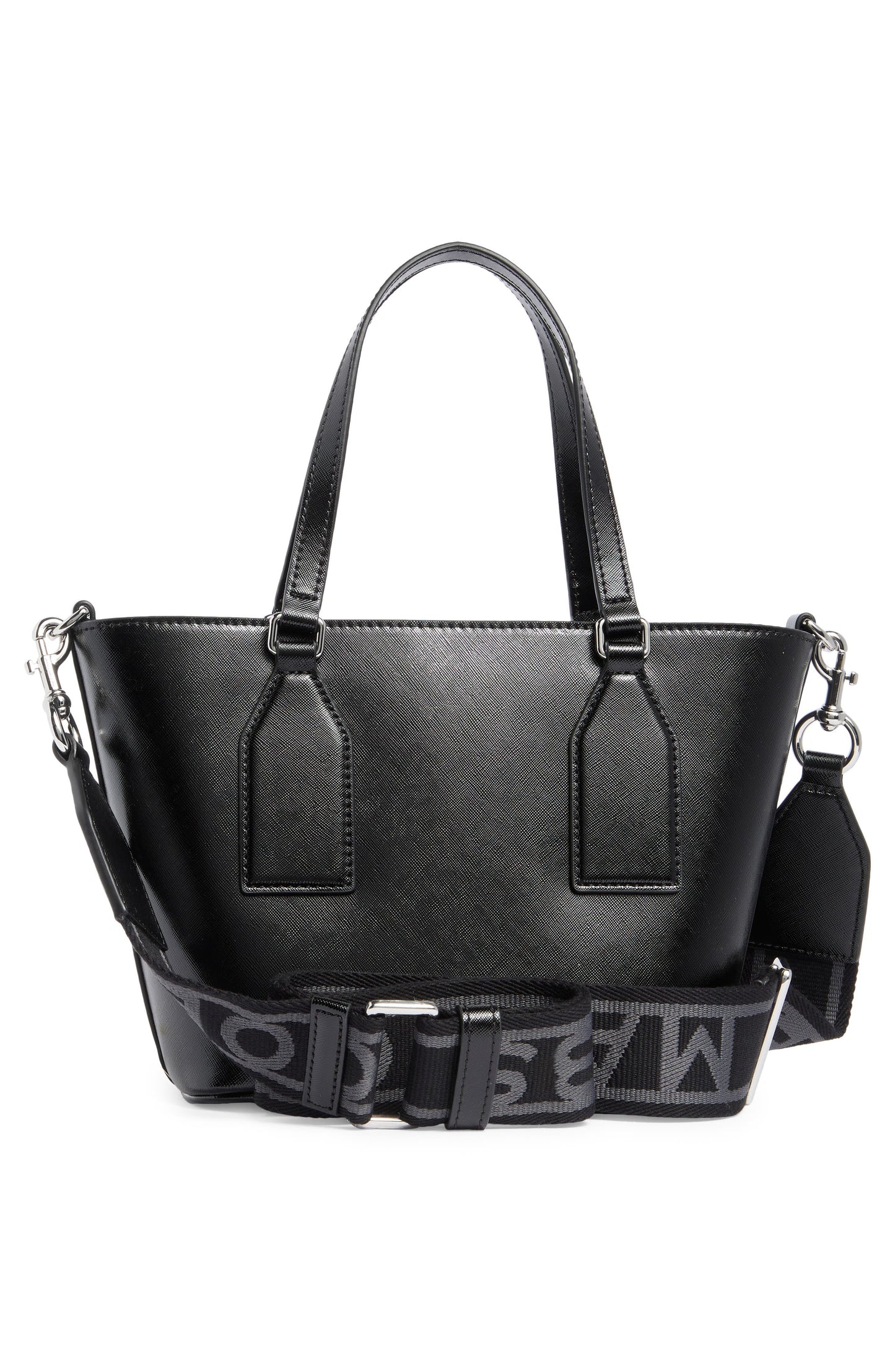Trademarc Small Tote Satchel (Black)