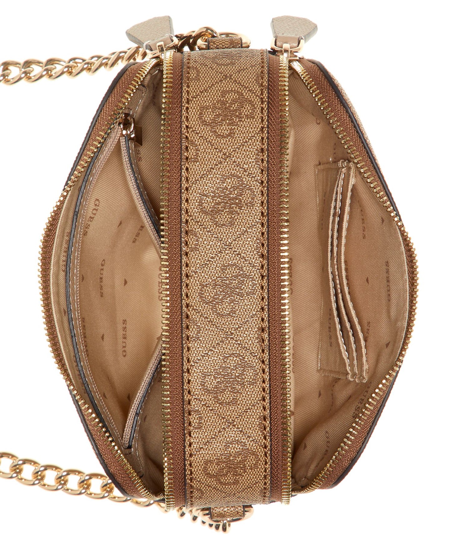 Noelle 4G Basique Monogram Crossbody (Latte)