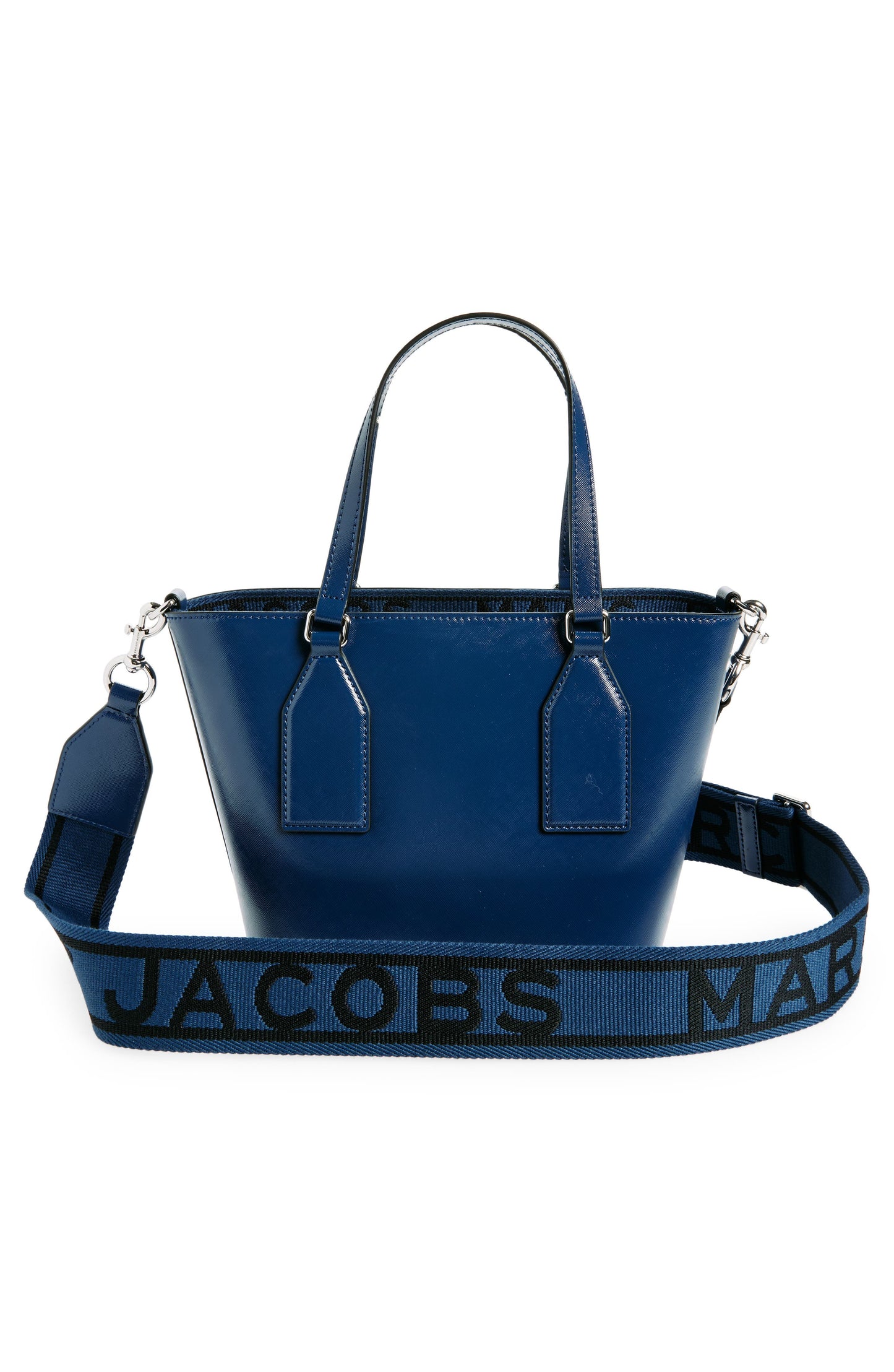Trademarc Small Tote Satchel (Blue)