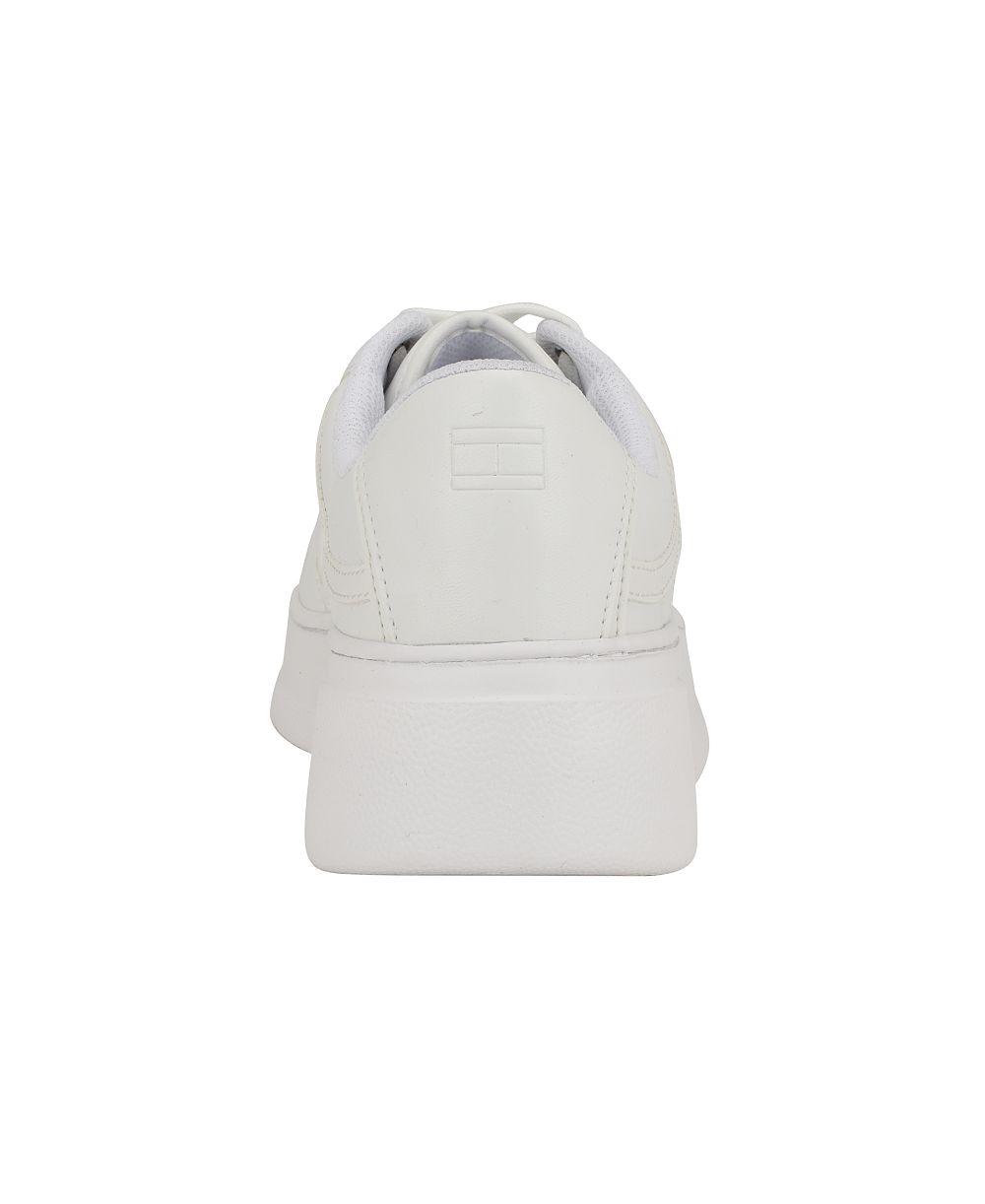 Glenny Platform Lace Up Sneakers (White)