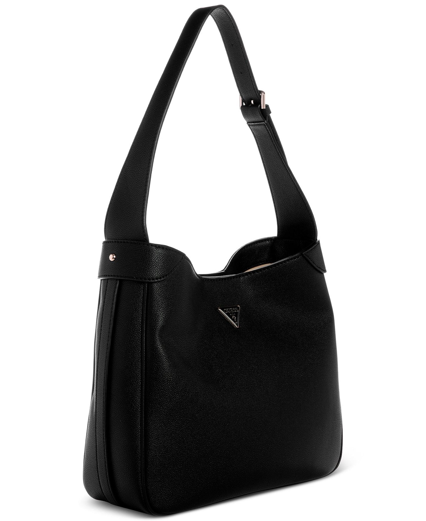 Fedora Hobo Shoulder Bag (Black)