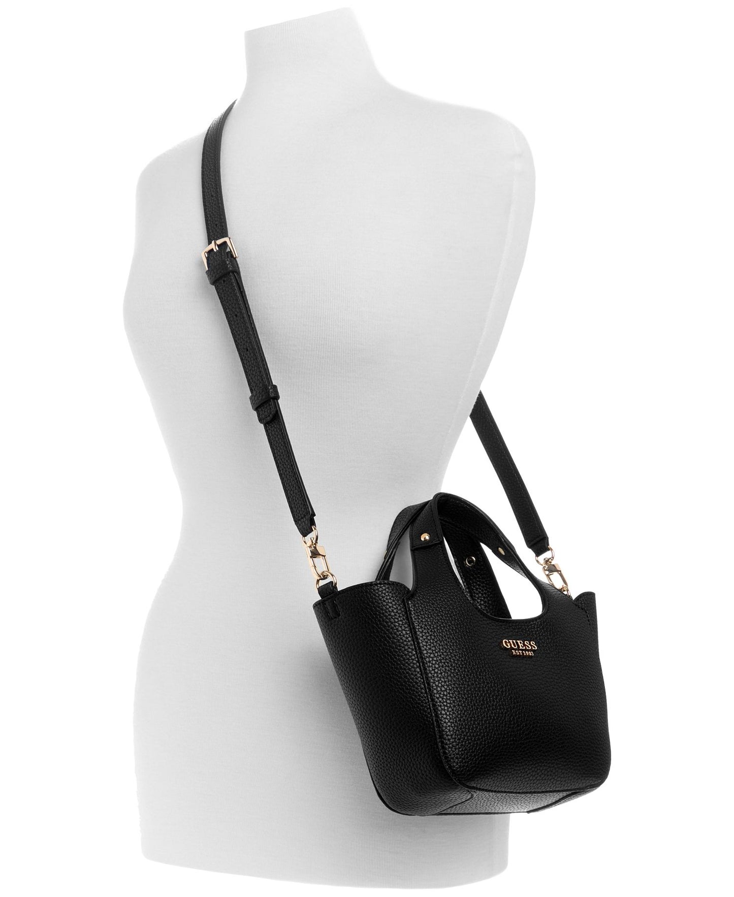 Helina Tote with Pouch (Black)