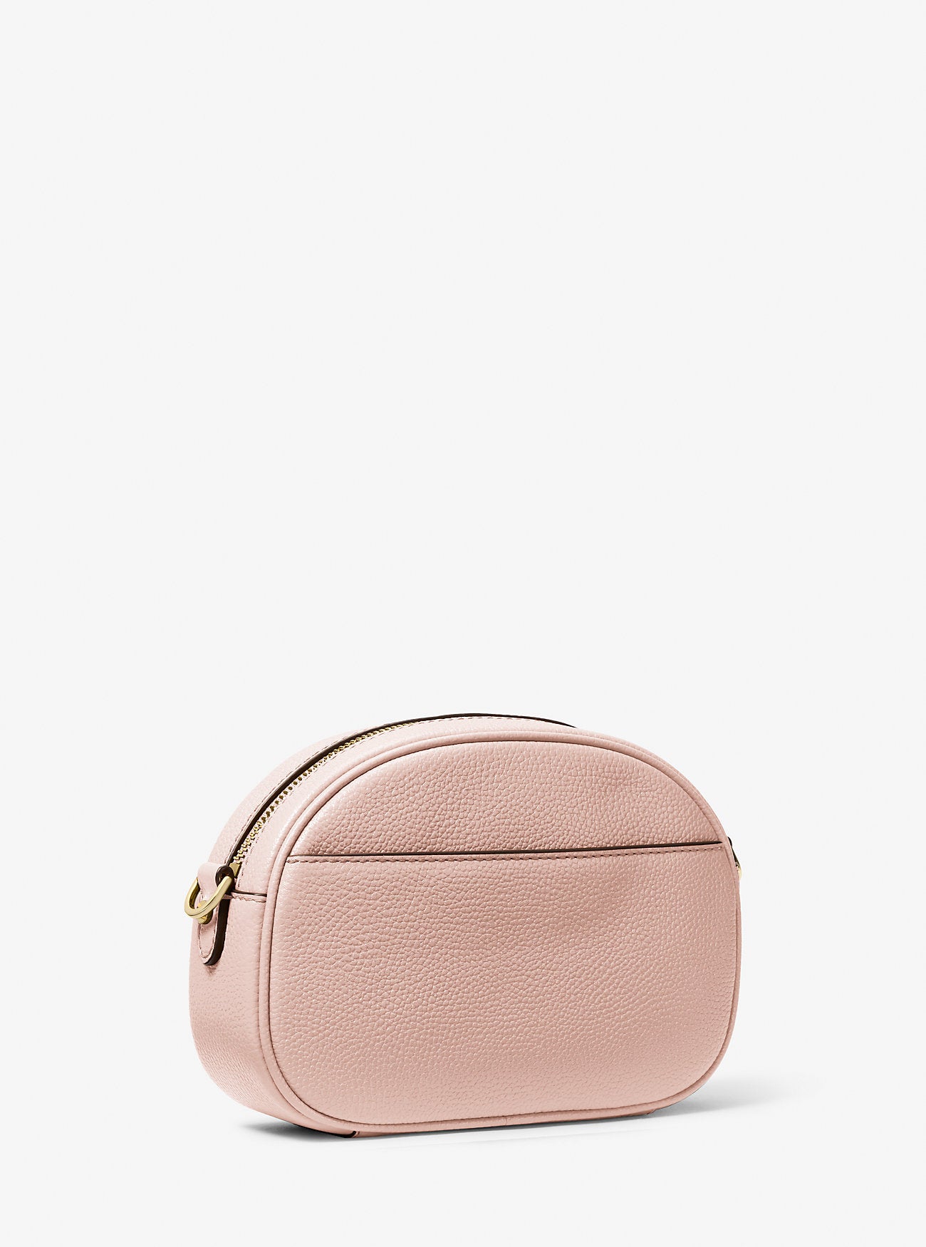 Jet Set Small Pebbled Leather Convertible Camera Bag (Soft Pink)