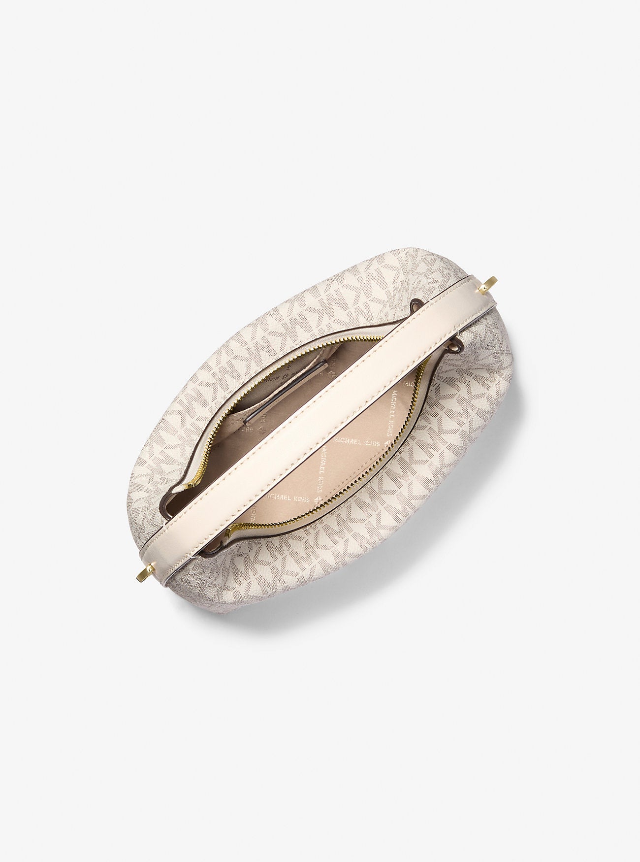 Ember Small Signature Logo Messenger Bag (Cream)
