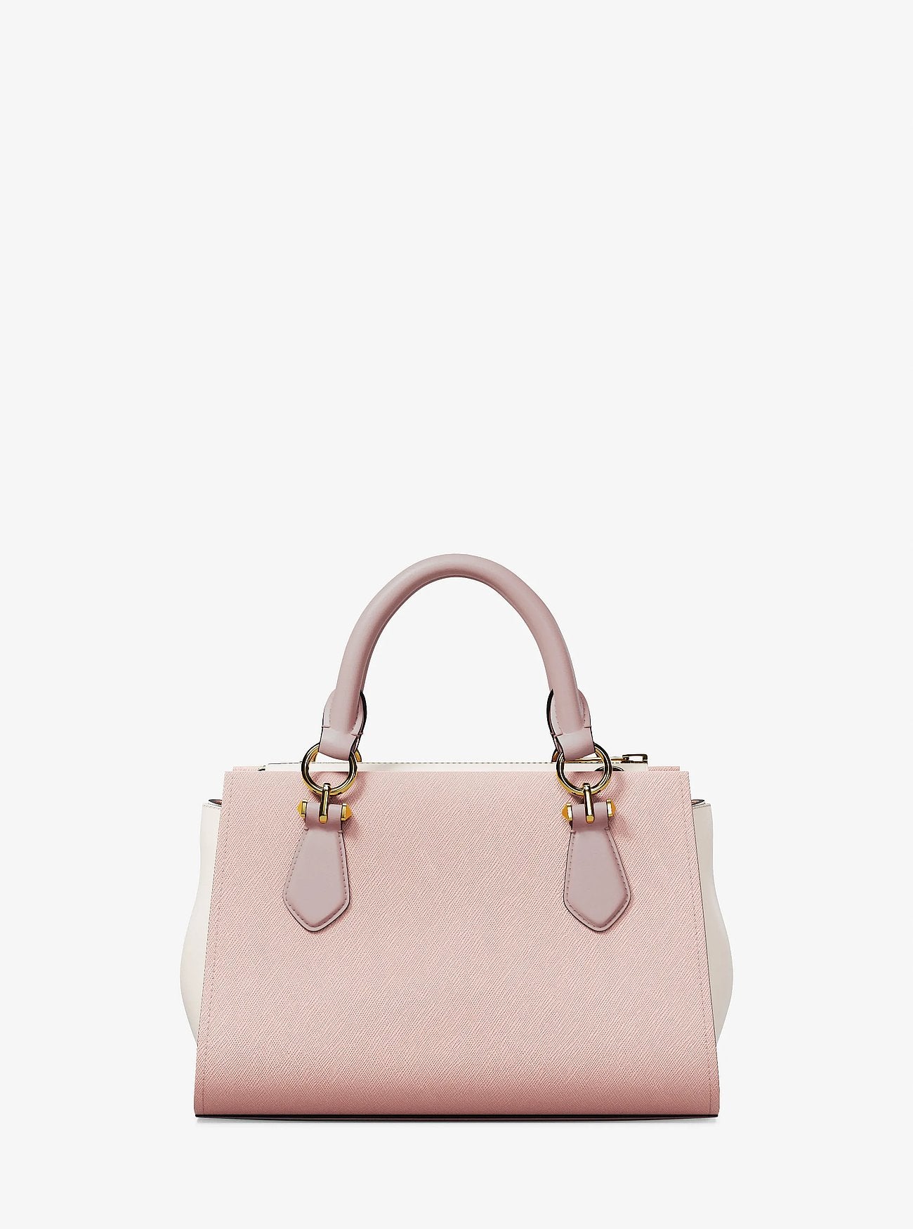 Marilyn Small Color-Block Saffiano Leather Messenger Bag