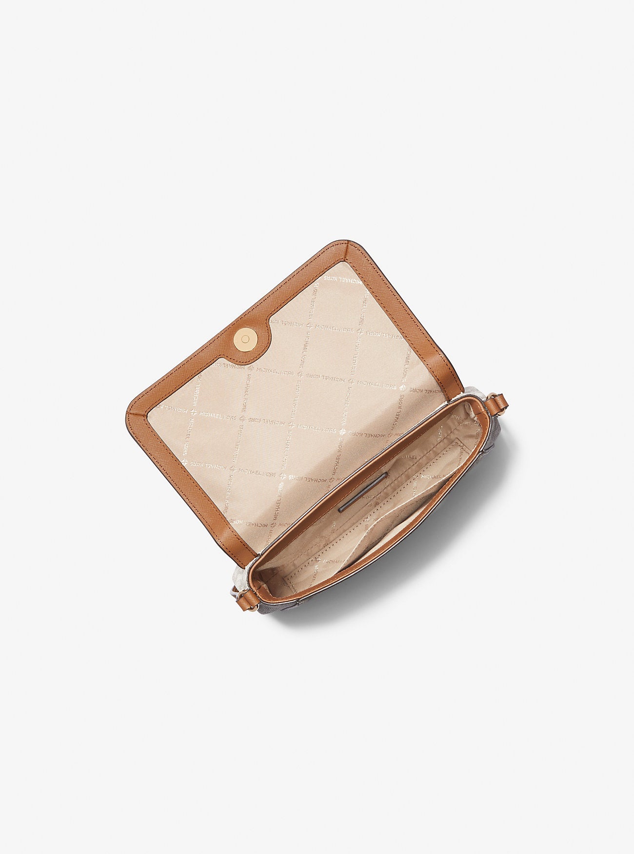 Medium Logo Convertible Crossbody Bag (Vanilla)