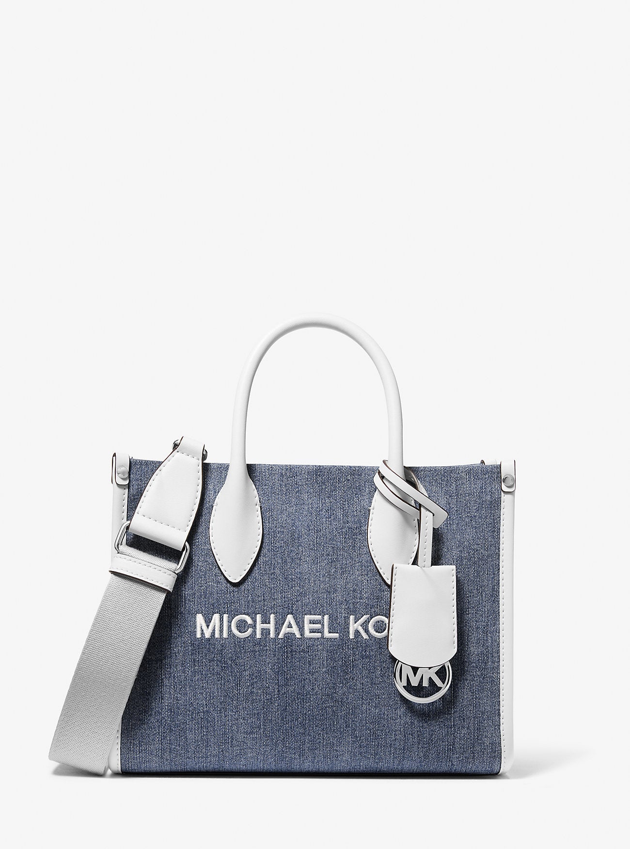 Mirella Small Denim Crossbody Bag (Denim)