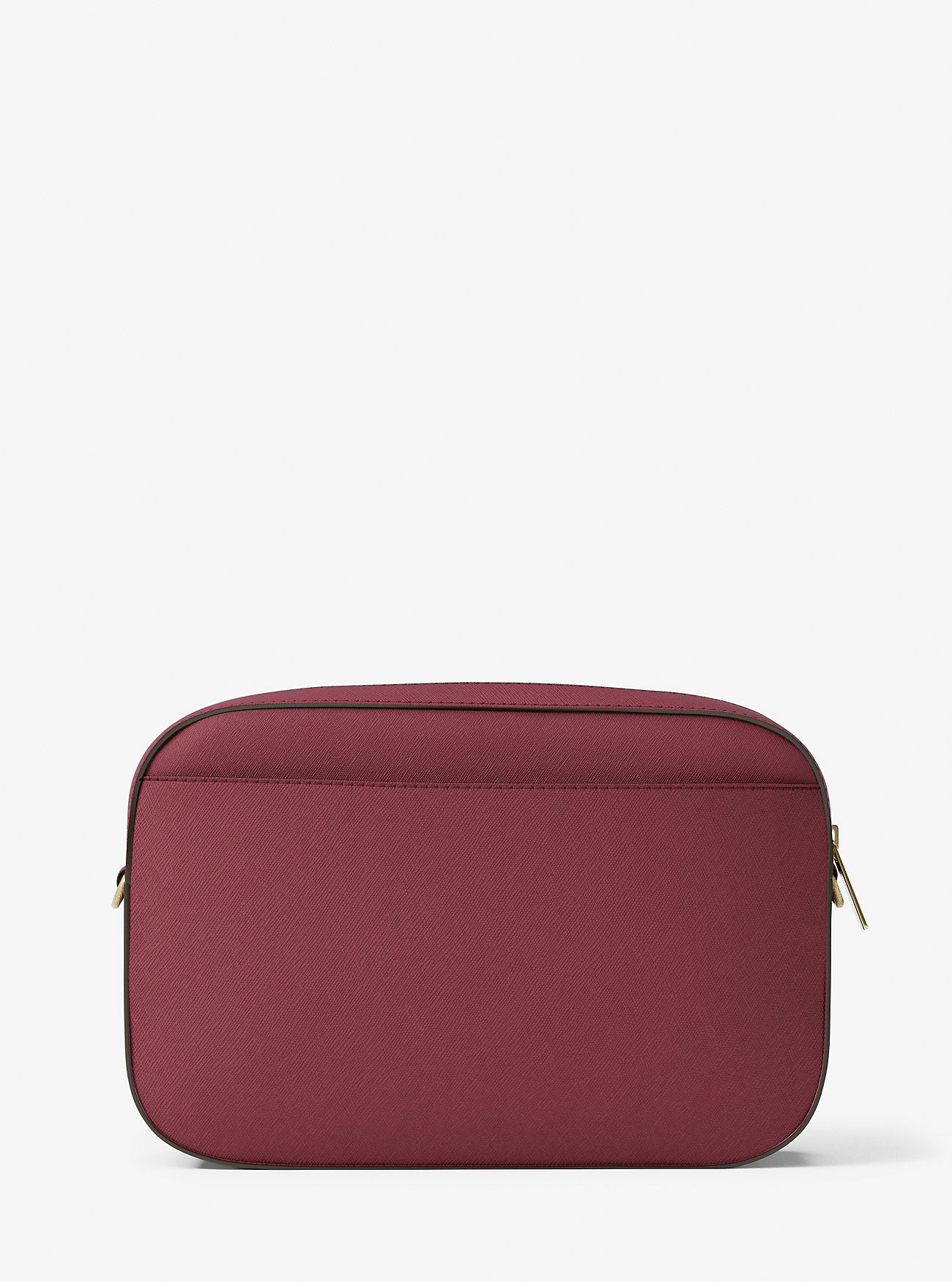 Jet Set Large Saffiano Leather Crossbody Bag (Cherry)