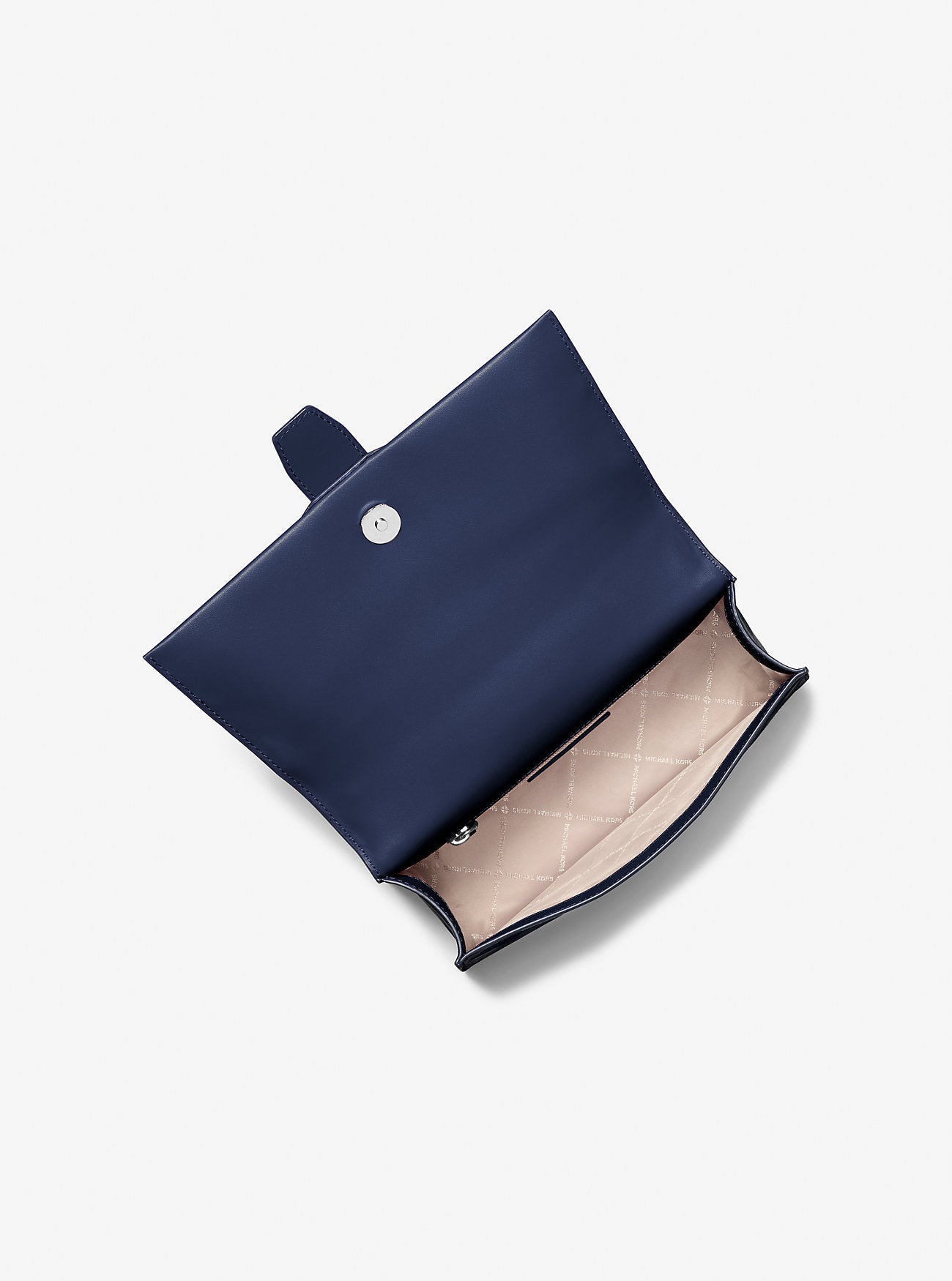Greenwich Medium Saffiano Leather Satchel (Navy)