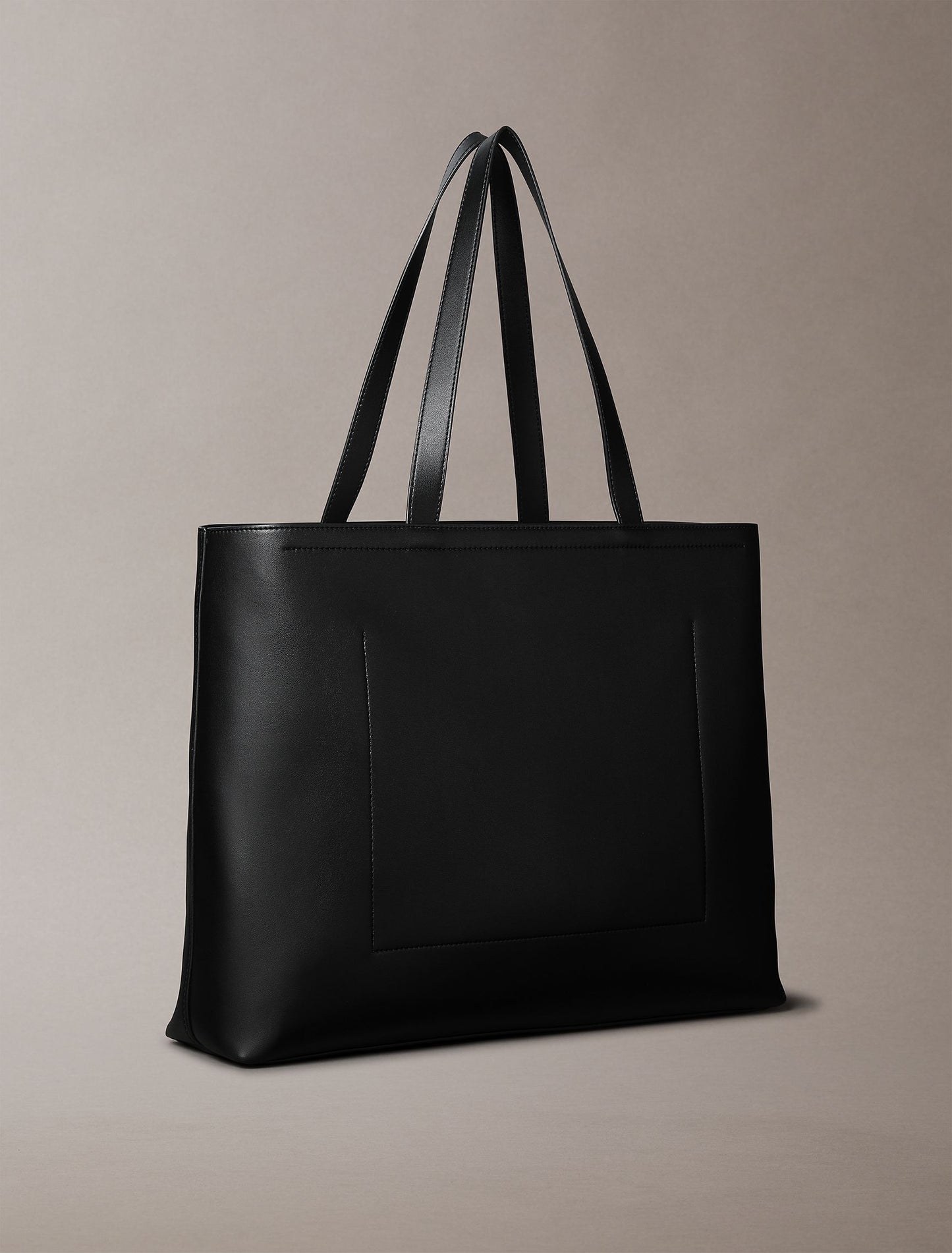 Sculpted Impression Slim Tote Bag (Black)