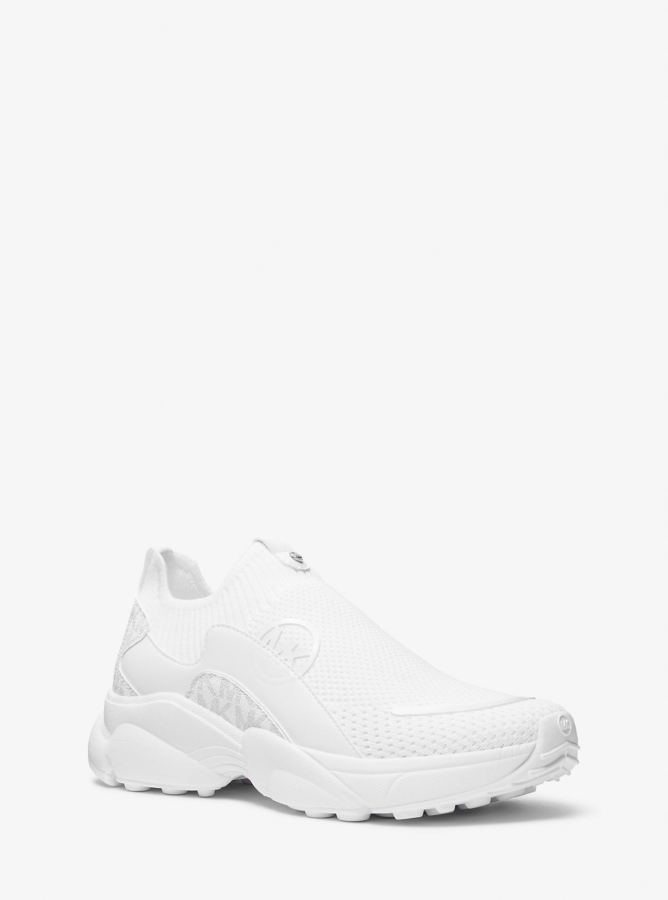 Sami Stretch Knit Trainer (White)