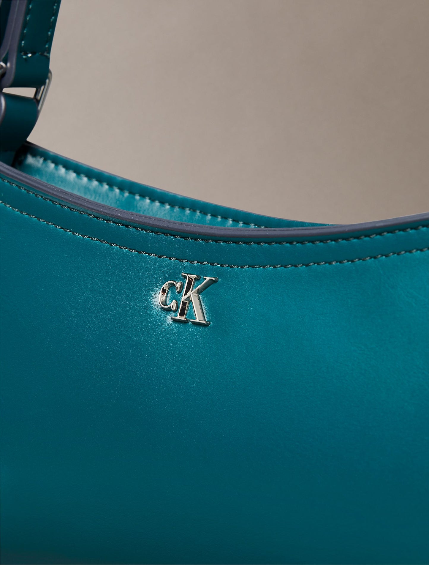 Monogram Hardware Shoulder Bag (Maya Blue)