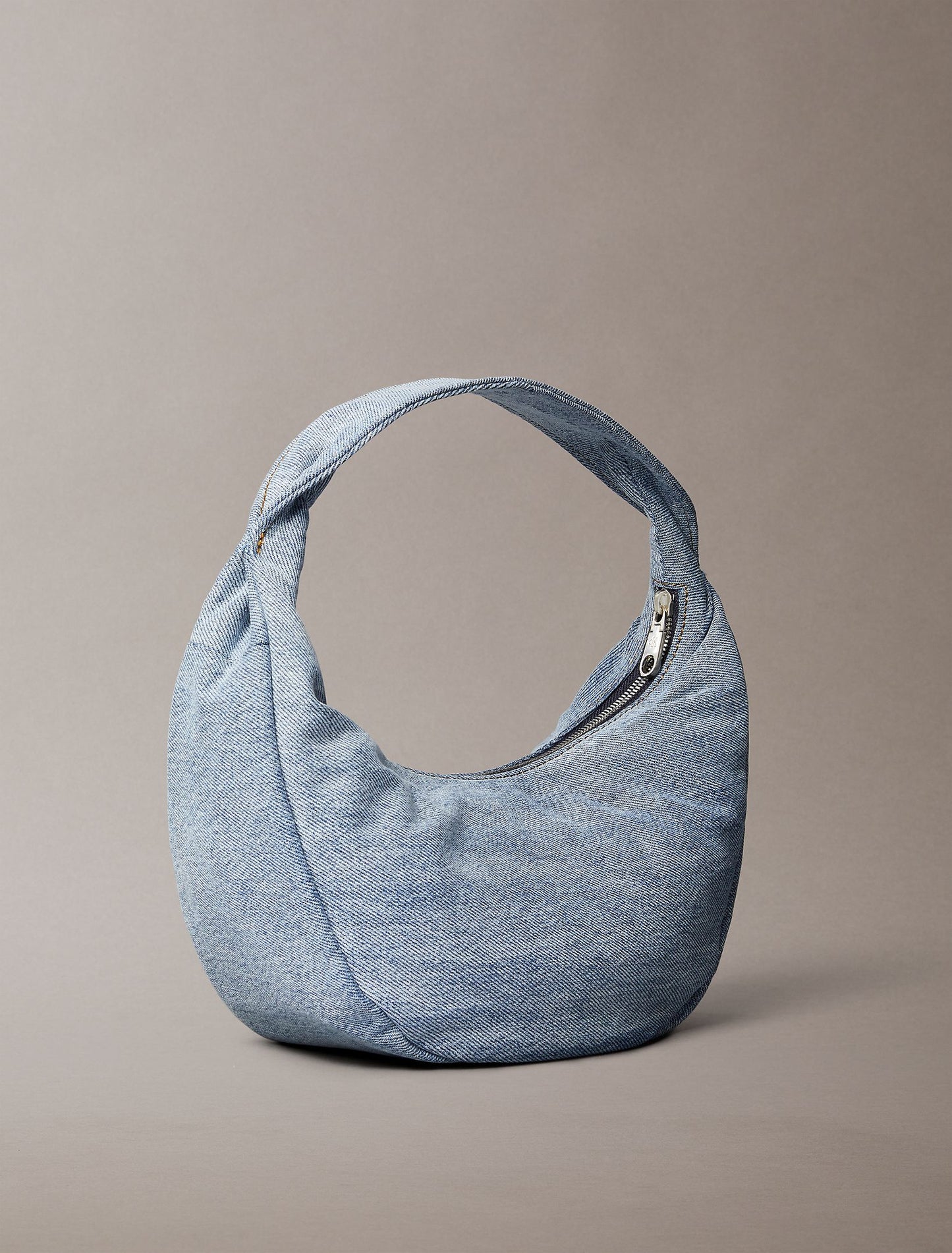 Crescent Shoulder Bag (Denim)