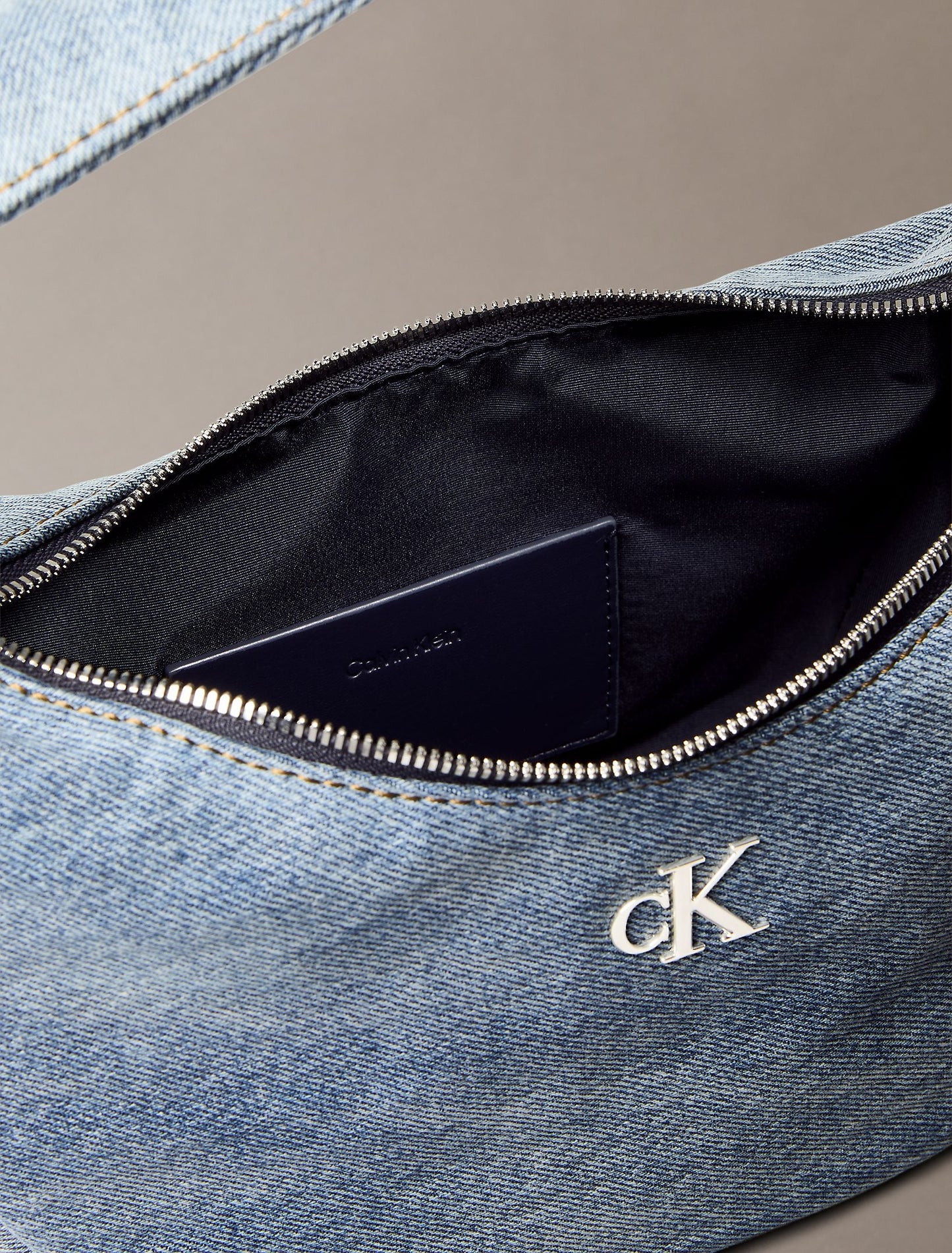 Crescent Shoulder Bag (Denim)