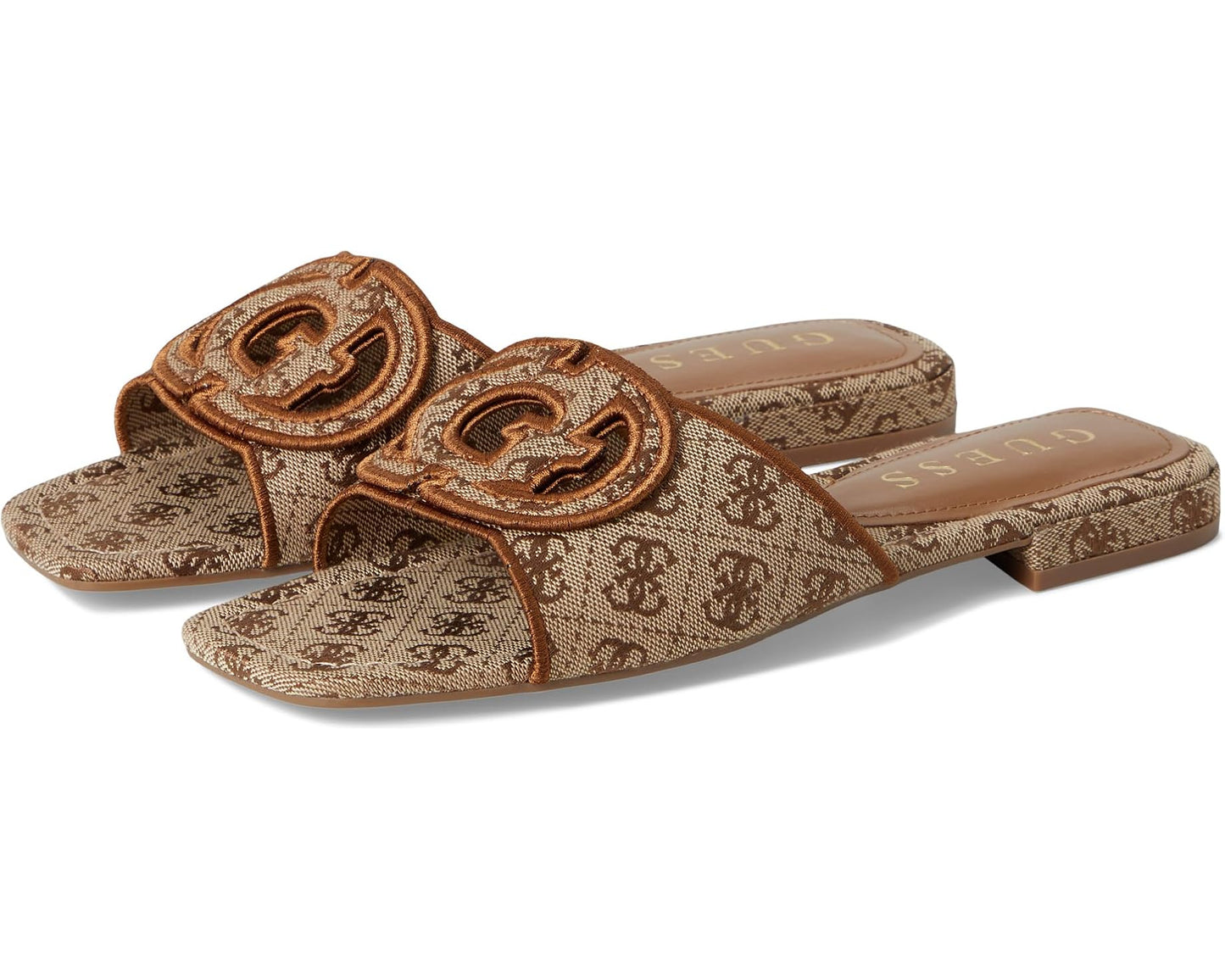 Tarishae Jacquard Sandals (Brown)