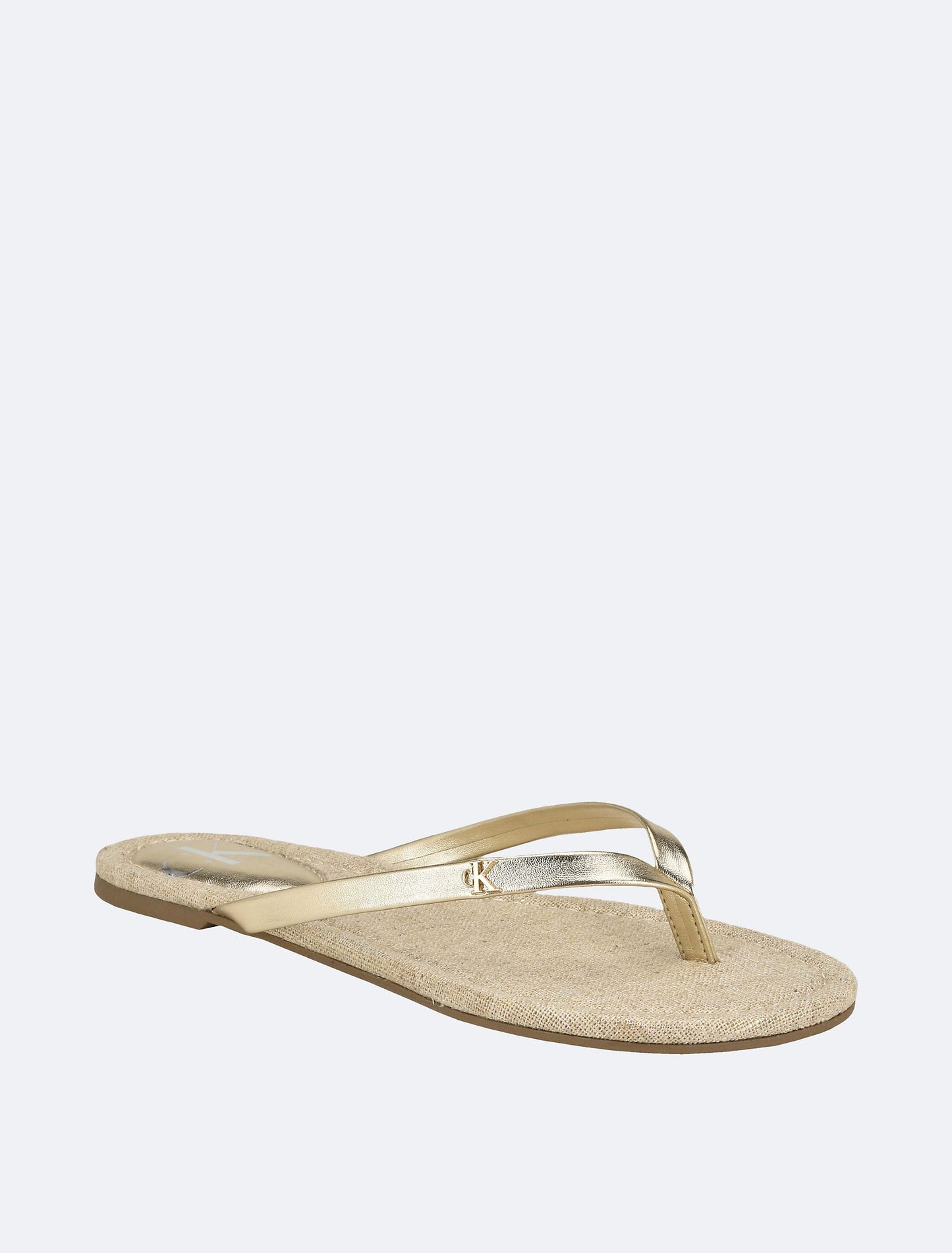 Solid T-Strap Sandal (Gold)