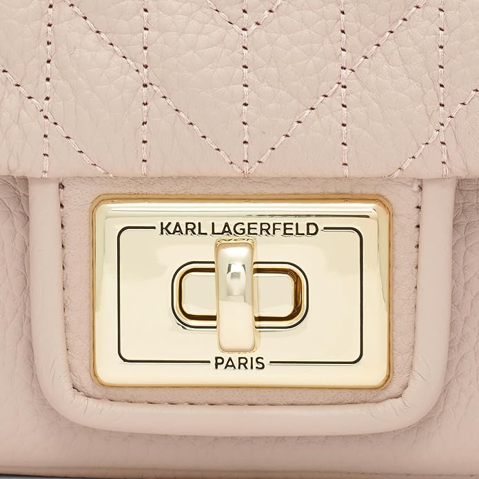 Mini Agyness Leather Crossbody Bag (Shell)