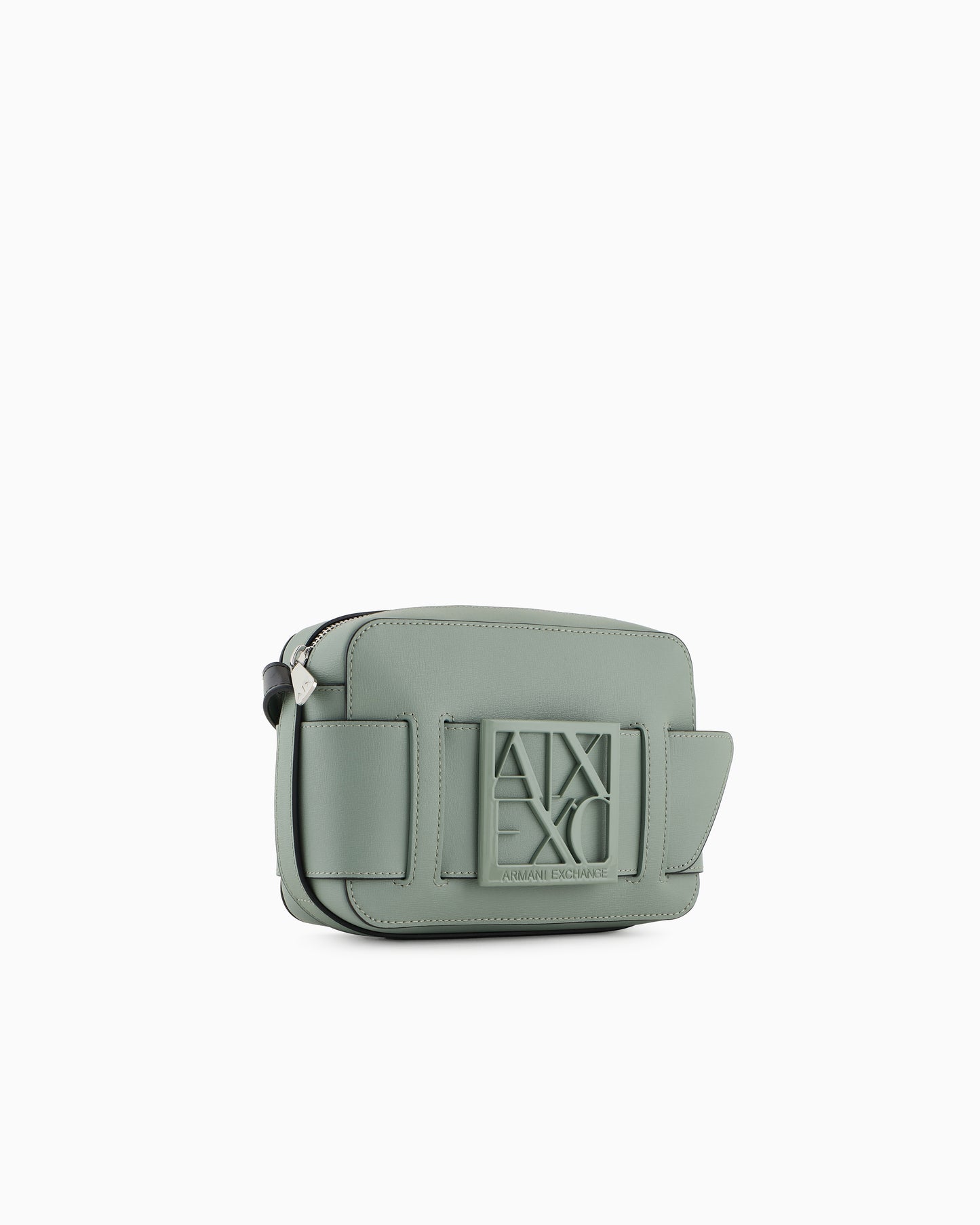 Crossbody Bag with Logo (Green)