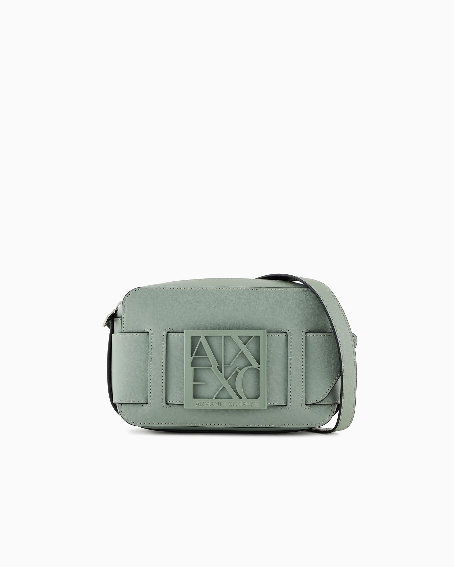 Crossbody Bag with Logo (Green)