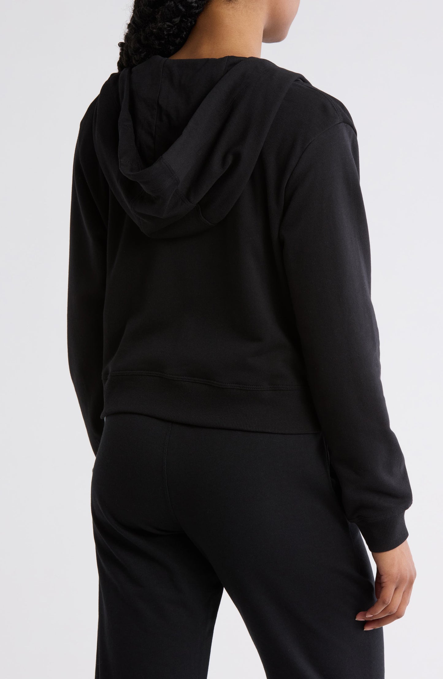 Logo Studded Hoodie (Black)