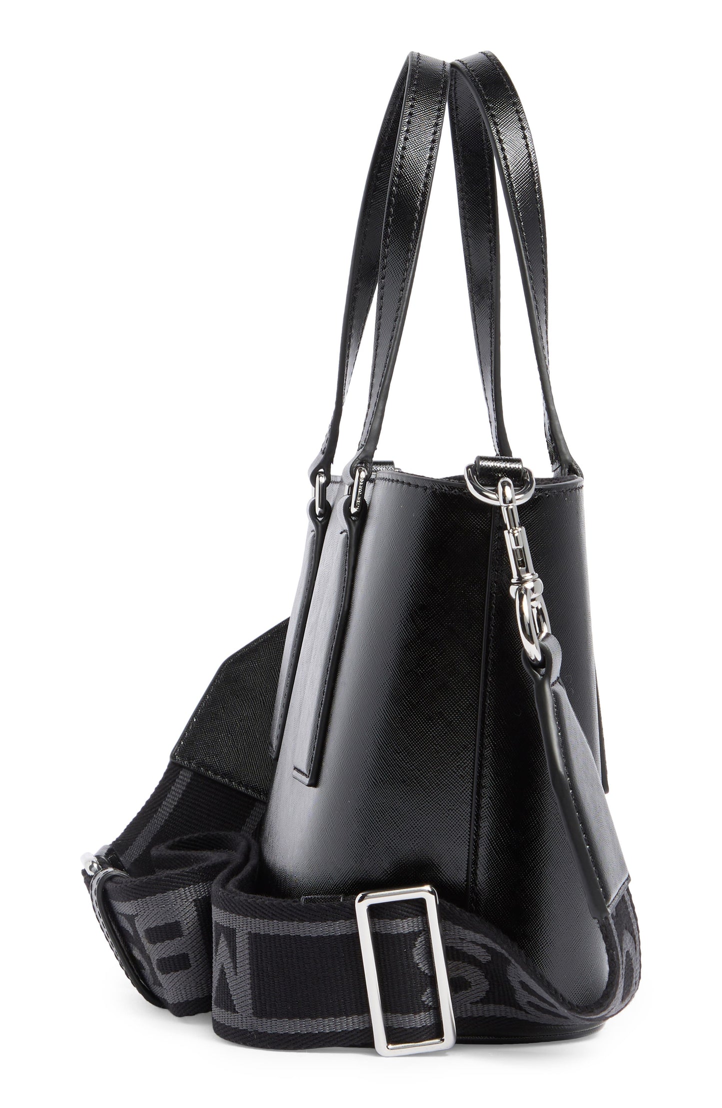 Trademarc Small Tote Satchel (Black)