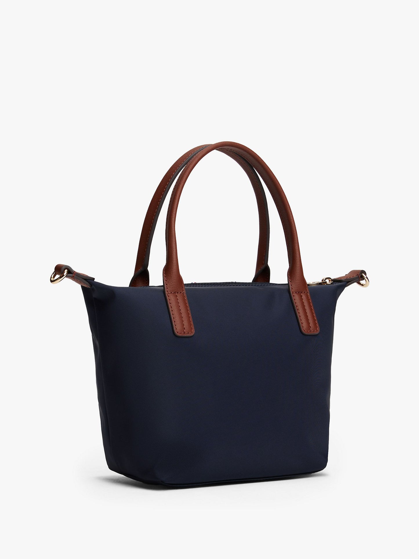 Signature Stripe Mini Tote Bag (Navy)