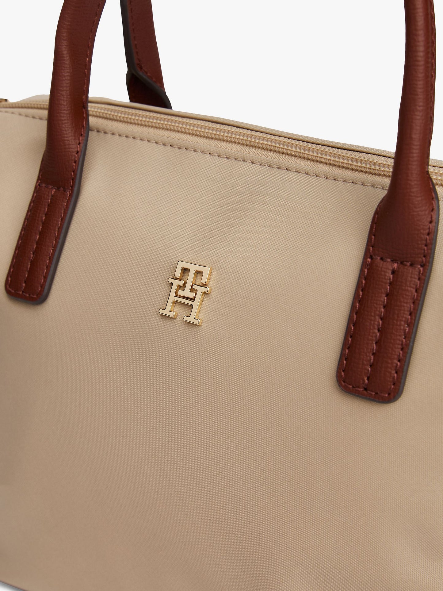 Monogram Mini Tote Bag (Beige)