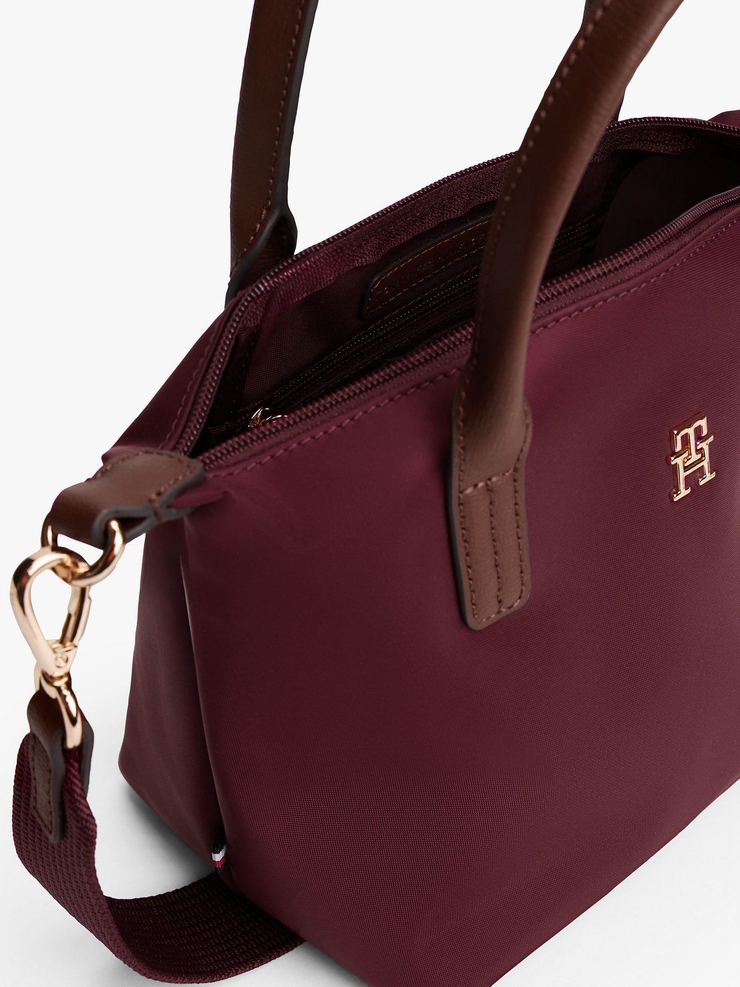 Monogram Mini Tote Bag (Deep Rouge)