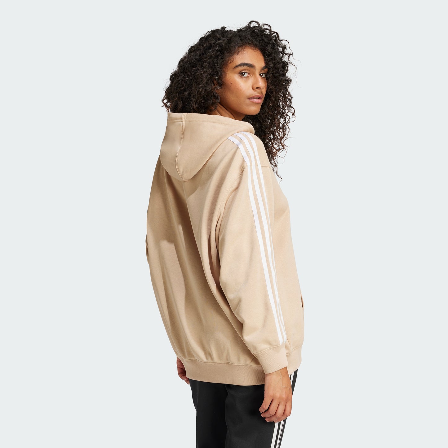 Adicolor 3-Stripes Oversized Hoodie (Magic Beige)
