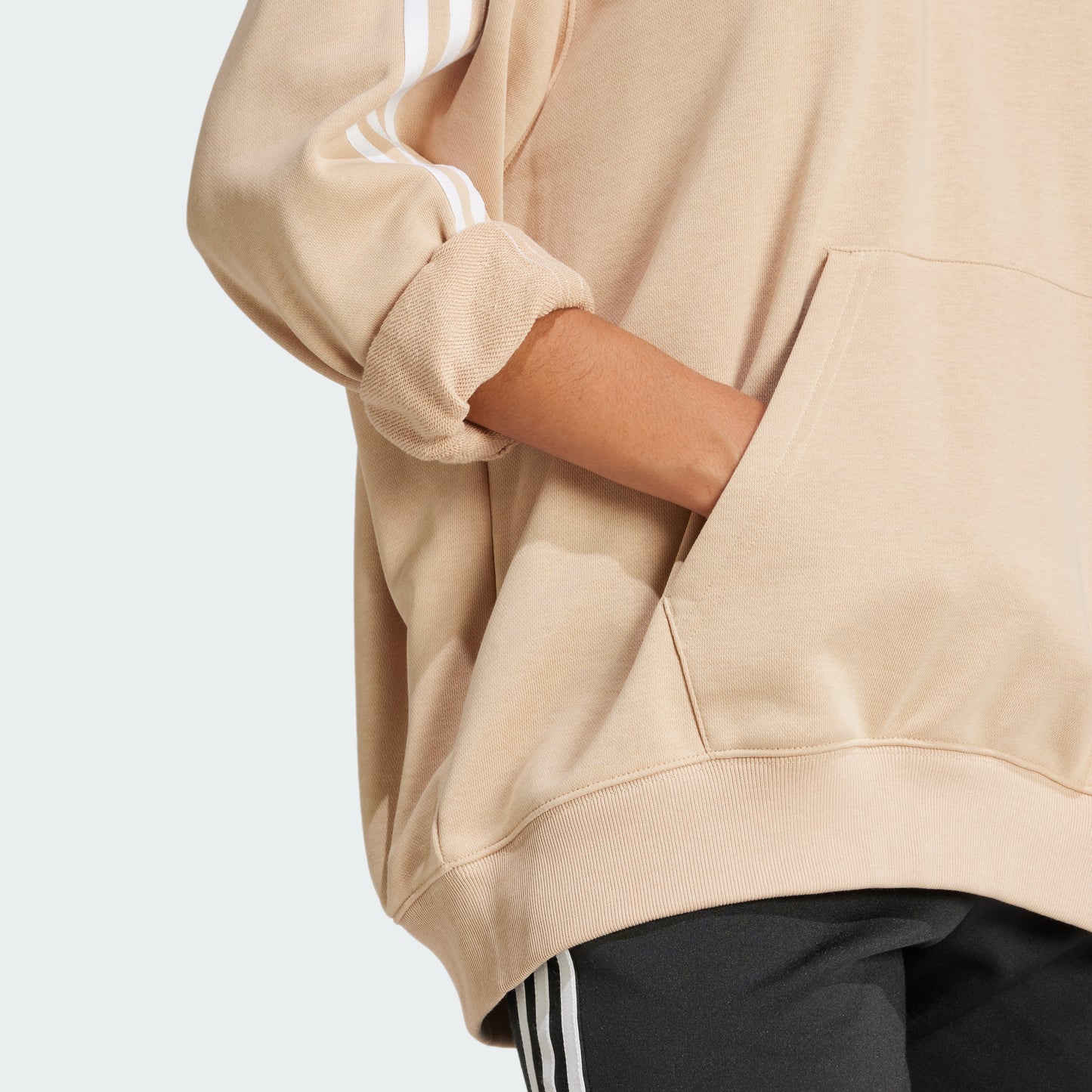 Adicolor 3-Stripes Oversized Hoodie (Magic Beige)