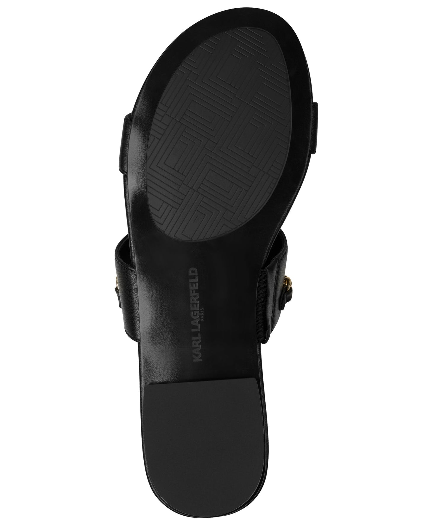 Canne Double Band Flat Sandal (Black)