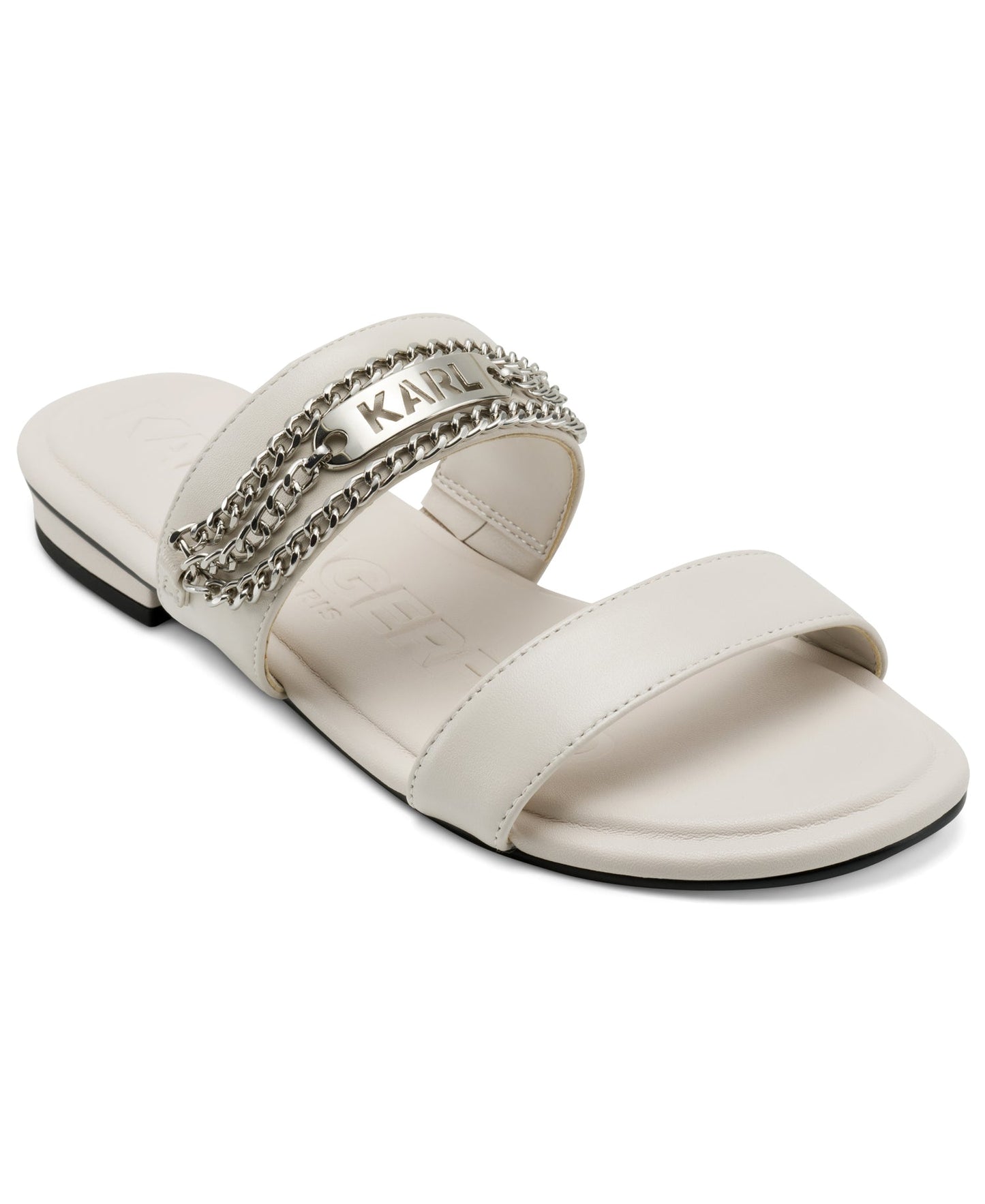Canne Double Band Flat Sandal (White)