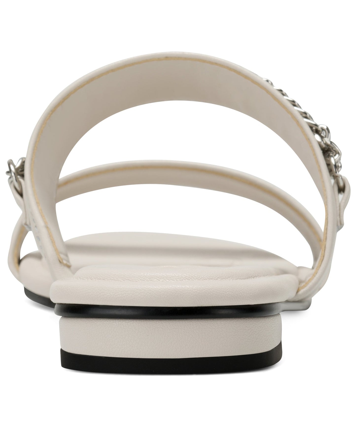 Canne Double Band Flat Sandal (White)
