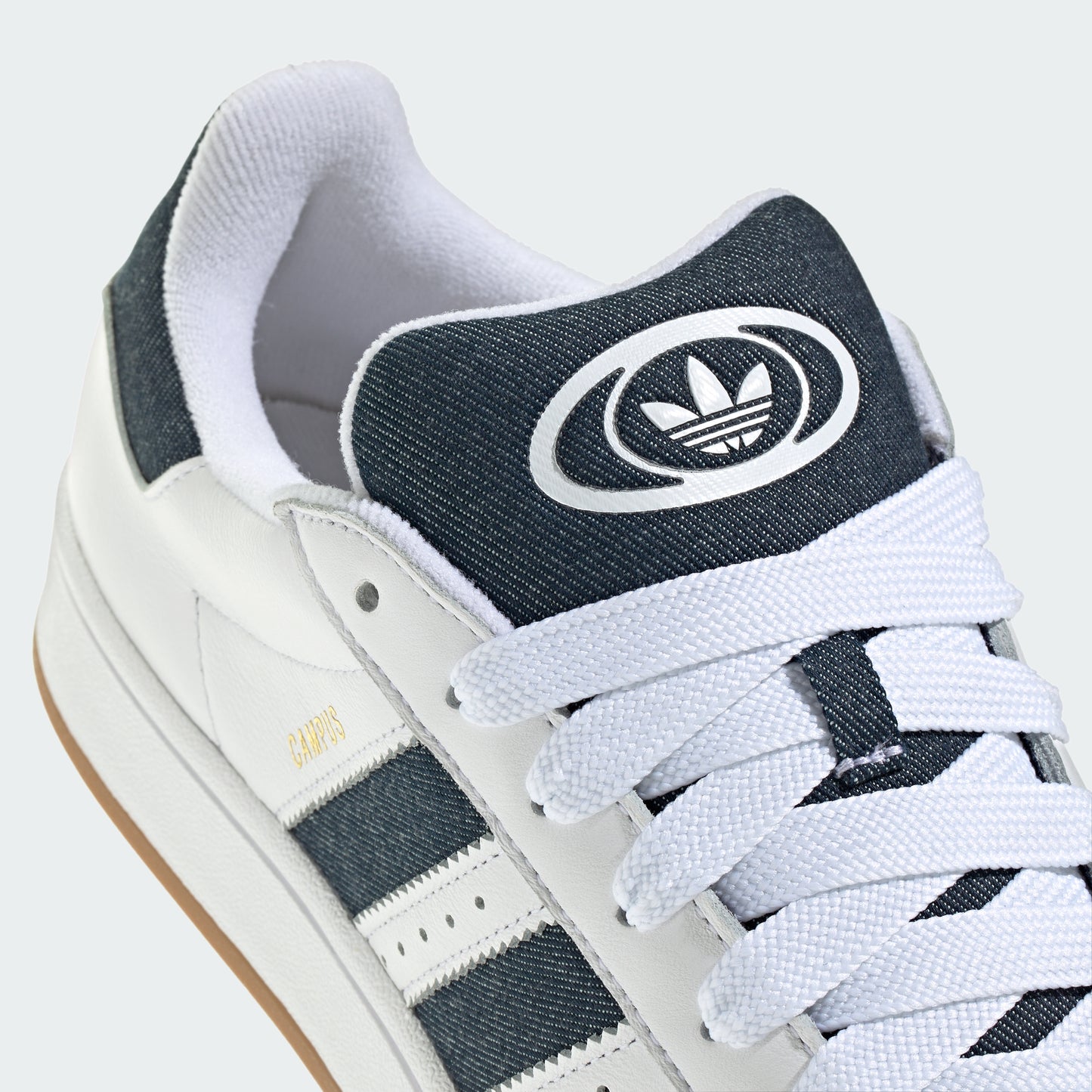 Campus 00s Shoes (White / Denim)