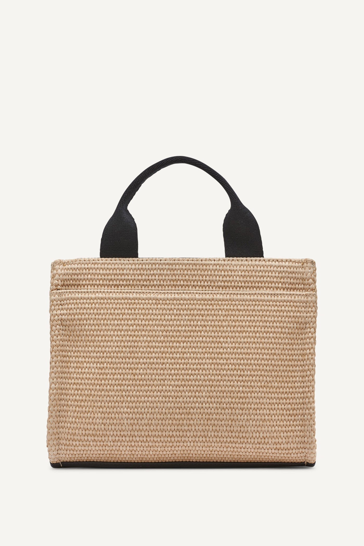 Hadlee Small Tote (Natural / Black)