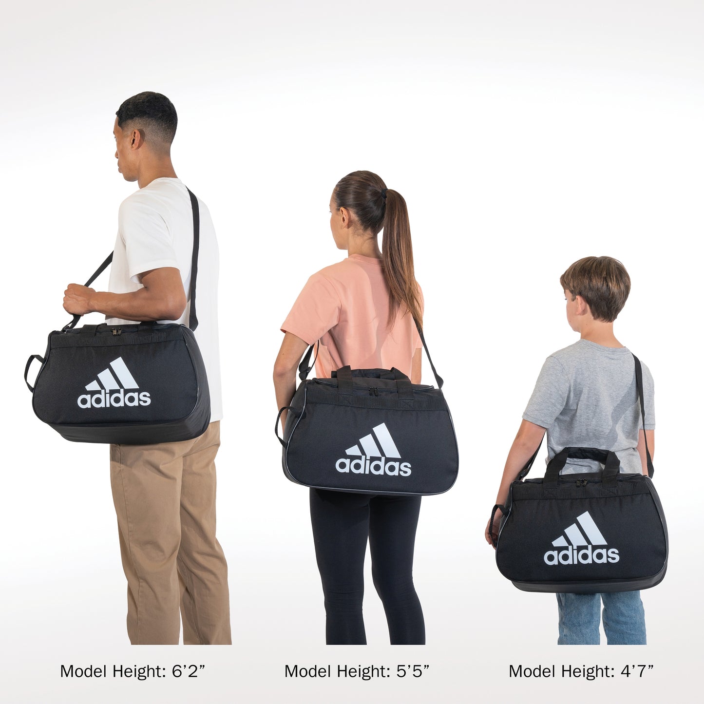 Diablo Duffel Bag Small (Black / White)