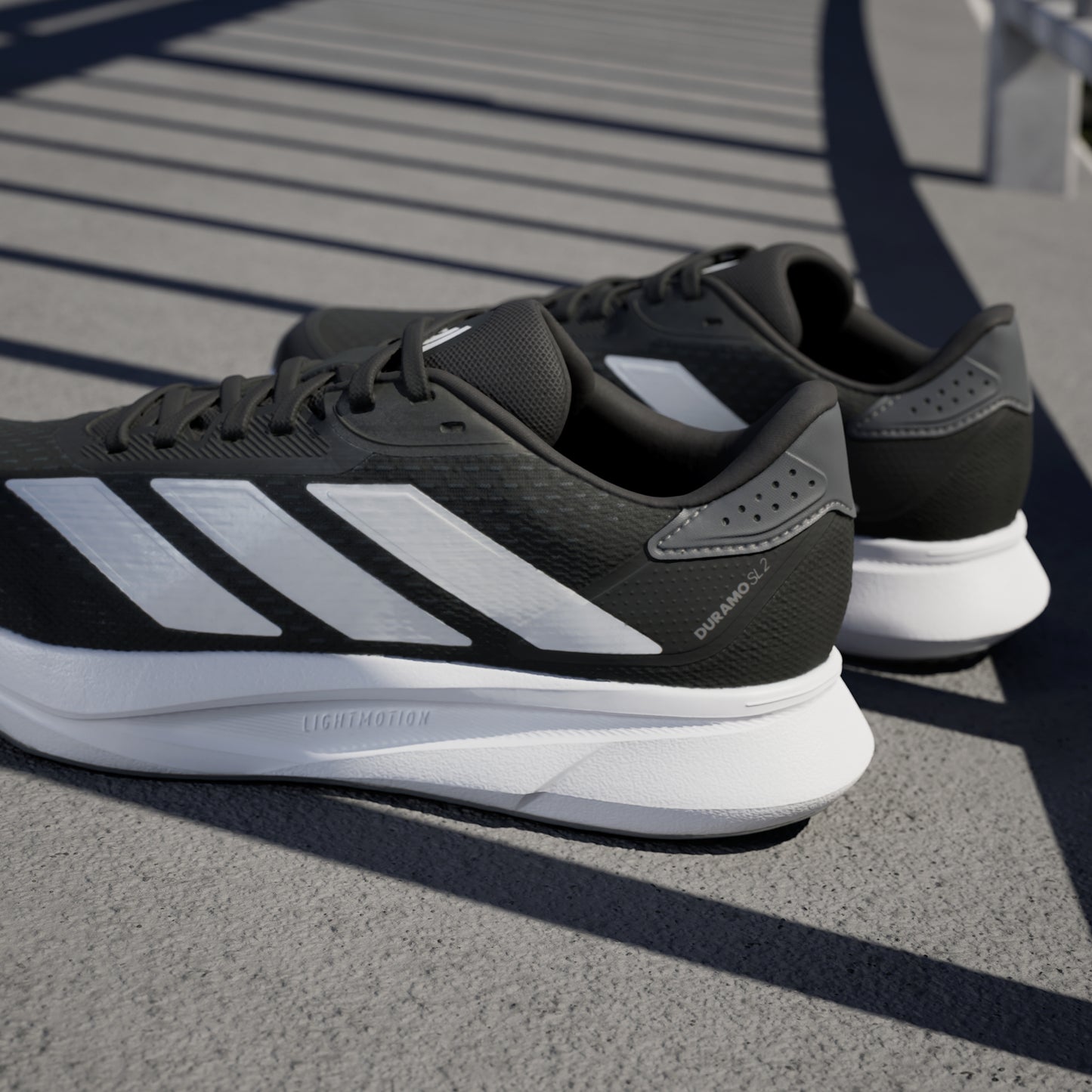 Duramo SL 2 Wide Running Shoes (Black / White)