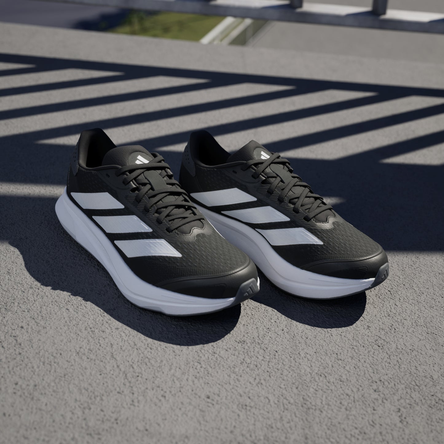 Duramo SL 2 Wide Running Shoes (Black / White)
