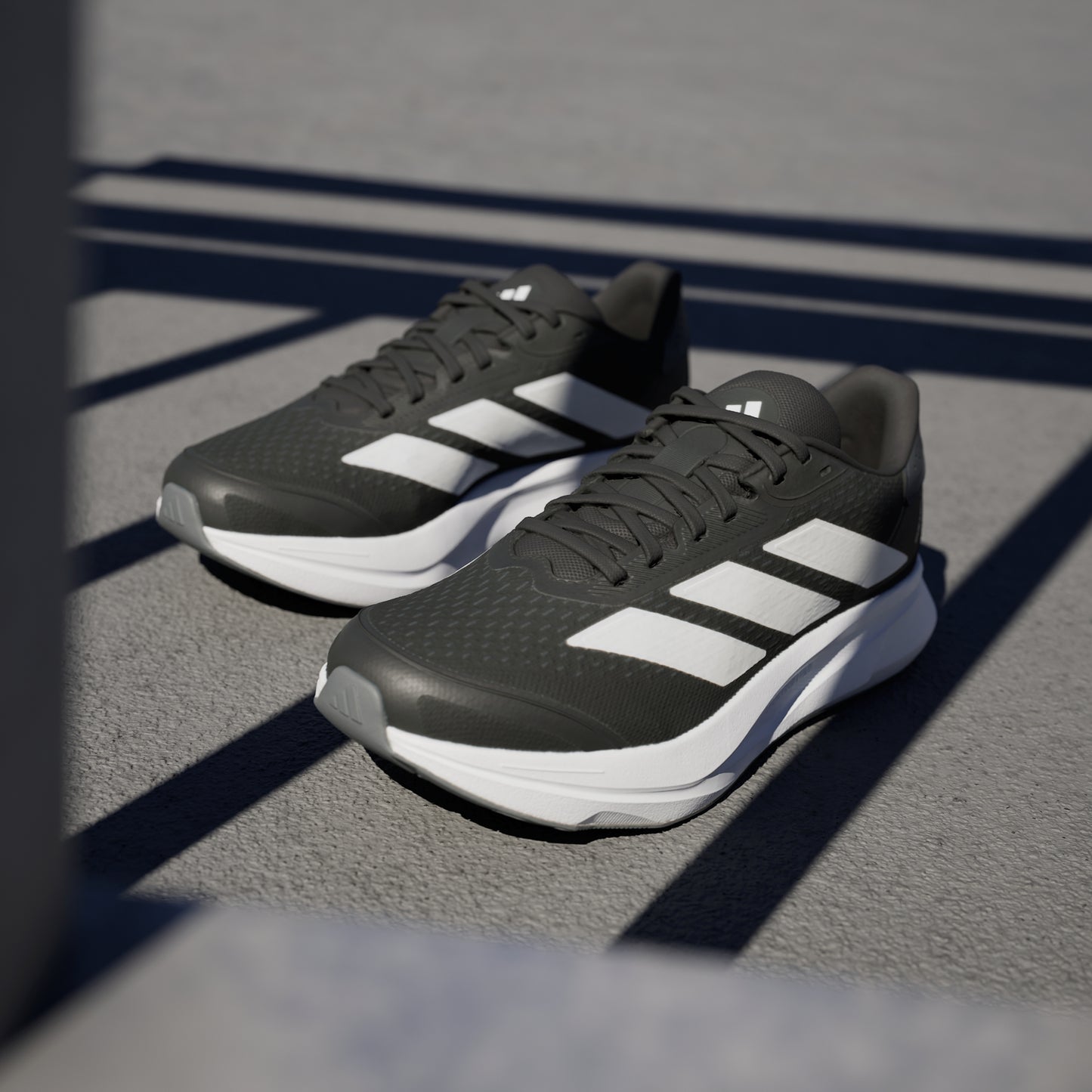 Duramo SL 2 Wide Running Shoes (Black / White)